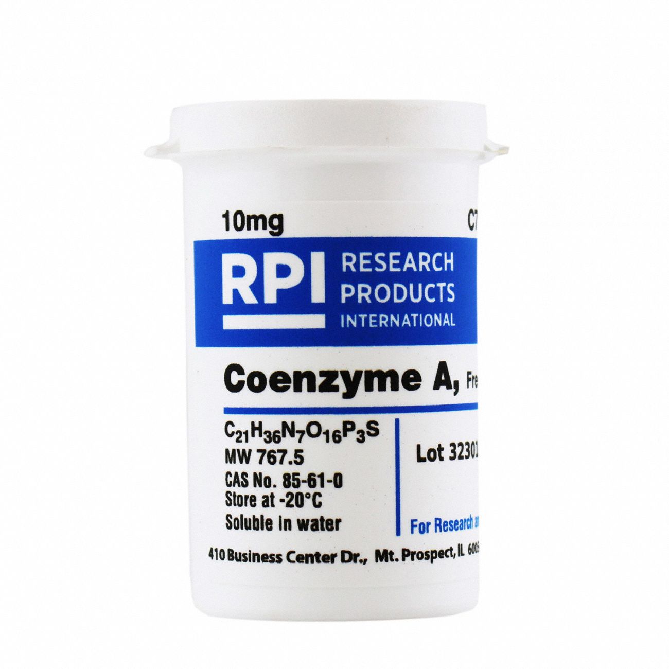 Coenzyme A, Free Acid, 10mg