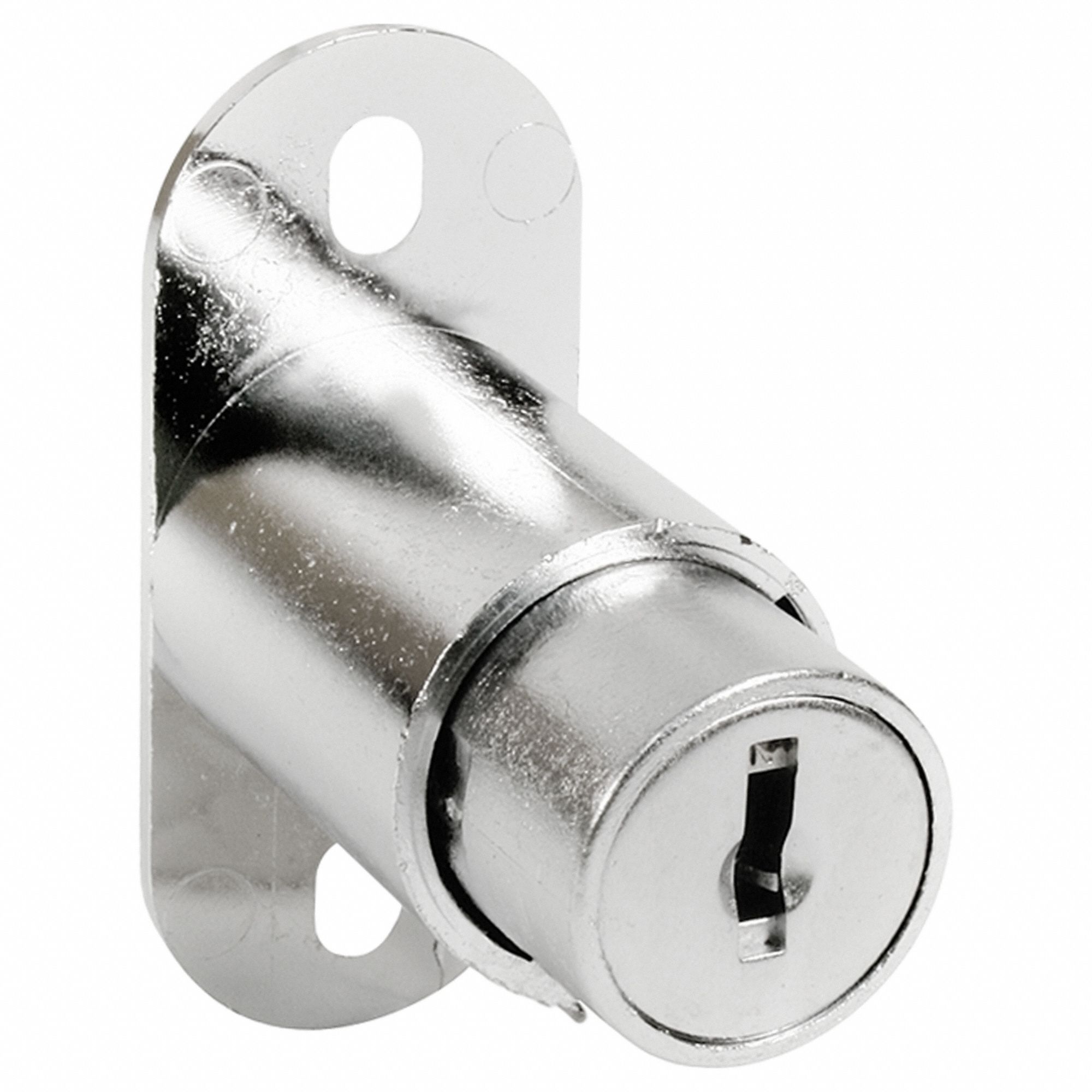 Sliding Door Lock: 1 in Lg, 7/8 in Wd, 2 in Ht