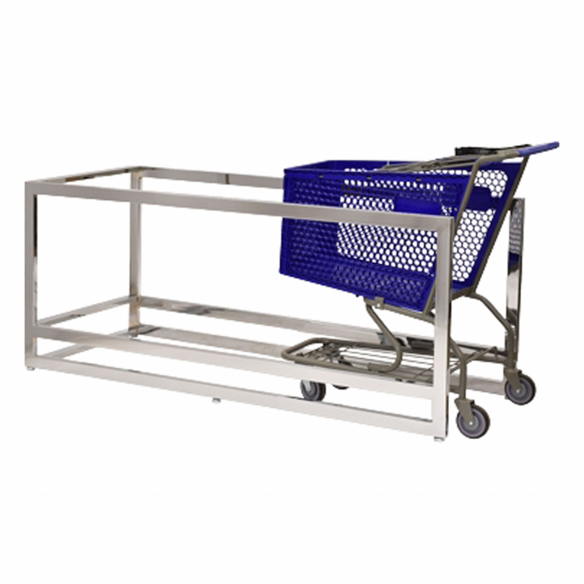 Single Wide, 6 ft Overall Lg, Cart Corral - 406PH8|9C805 - Grainger