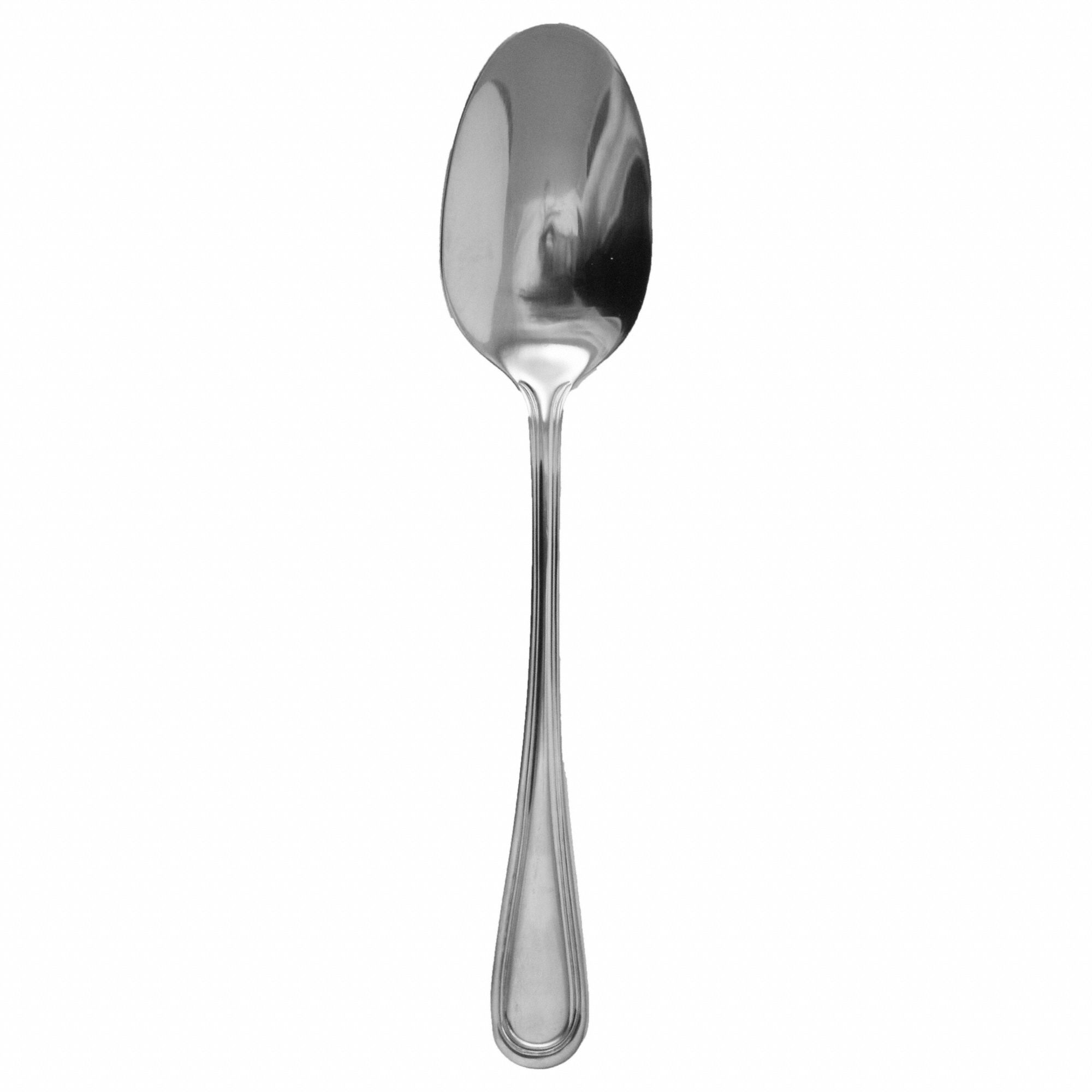 Table/Serving Spoon: Carlow, 18/8, Stainless Steel, 9 1/4 in Overall Lg, Silver