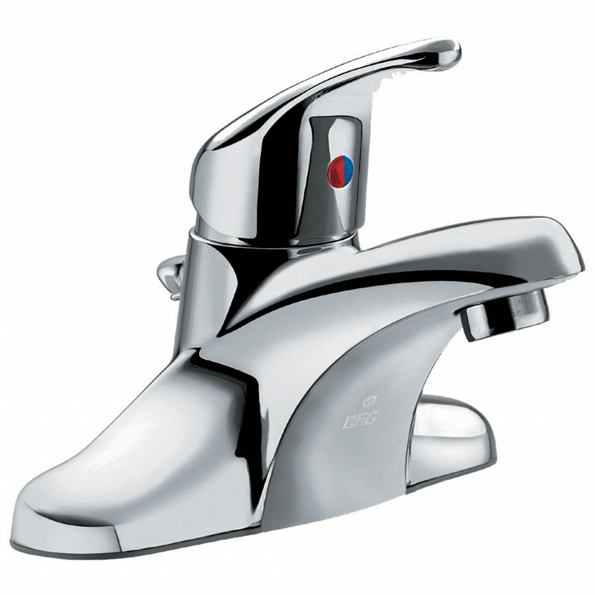 Bathroom Faucet: Cornerstone®, Chrome Finish, 1.5 gpm Flow Rate, Drain with Pop-Up Rod Drain