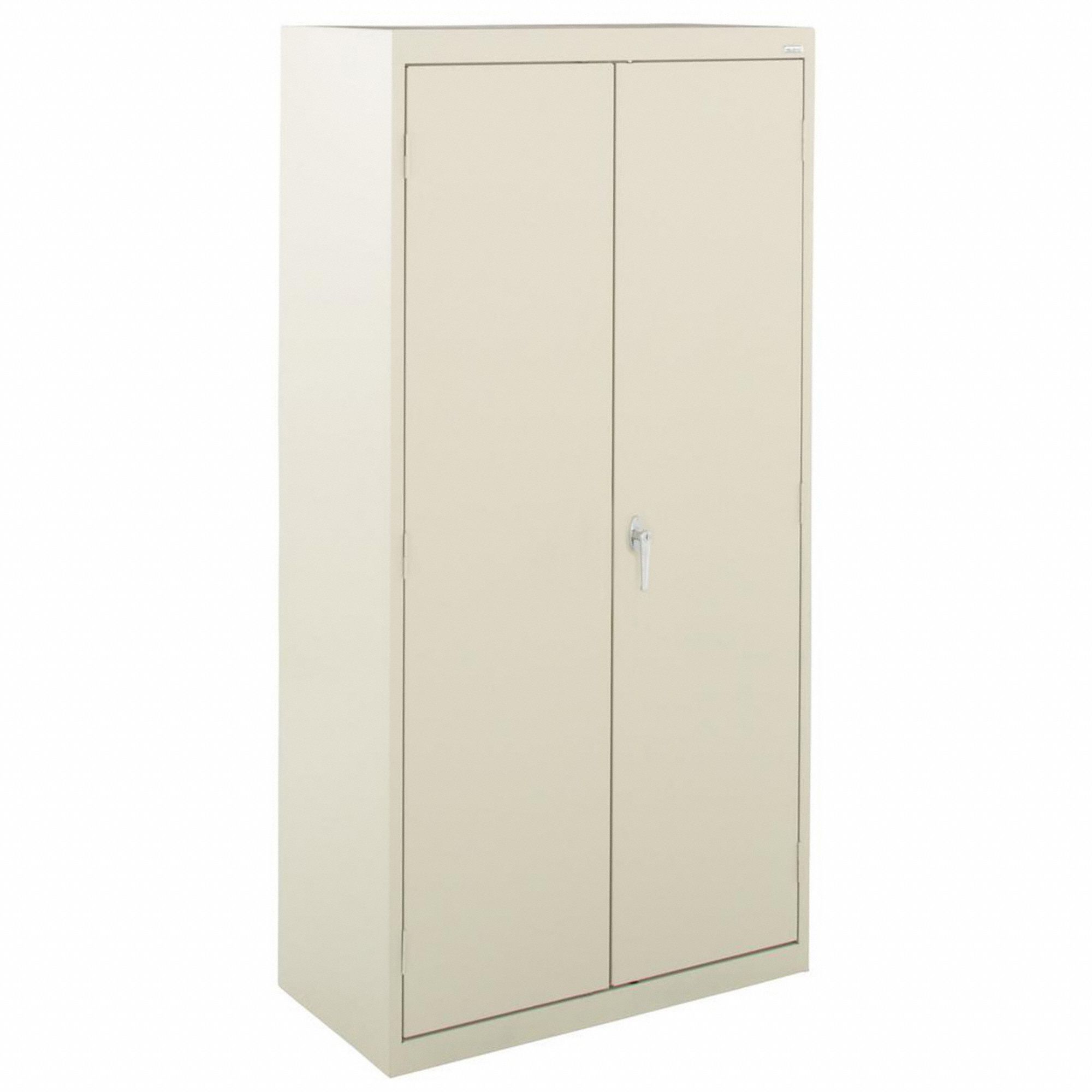 Storage Cabinet: 36 in x 24 in x 72 in, Swing  Handle & Keyed, 24 ga Panel Thick, Frame