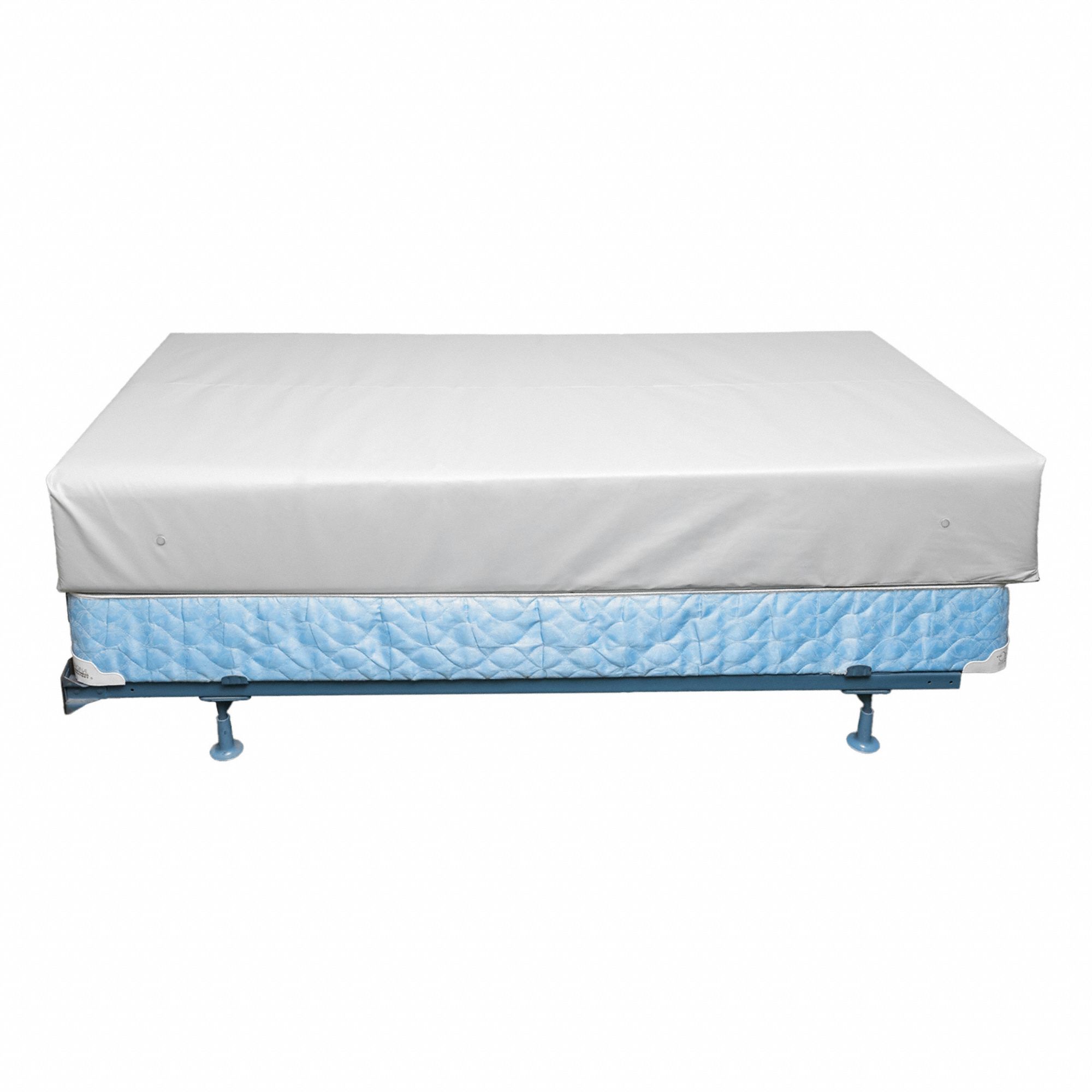Bed Mattress: Twin, Firm, Vinyl, Foam, 10 in Overall Ht, 39 in Overall Wd, 75 in Overall Lg