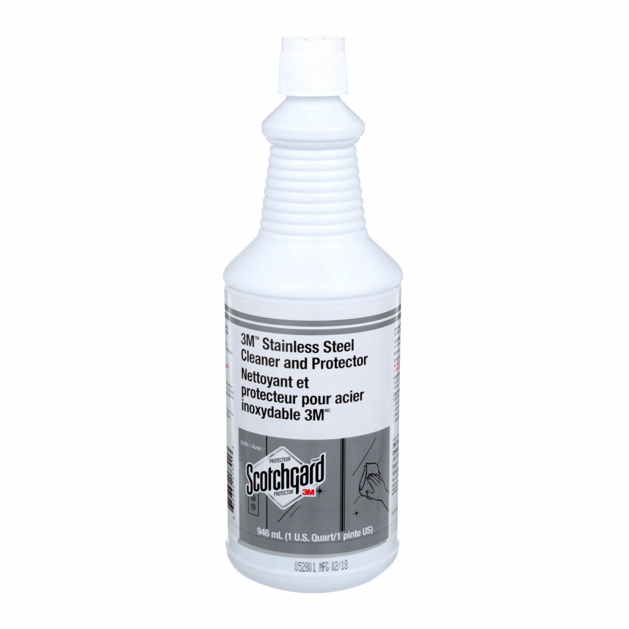 CLEANER AND PROTECTOR, 1 QT, BOTTLE, UNSCENTED, LIQUID, FOR STAINLESS STEEL SURFACE(S), READY TO USE, PH NEUTRAL/9, 6 PK