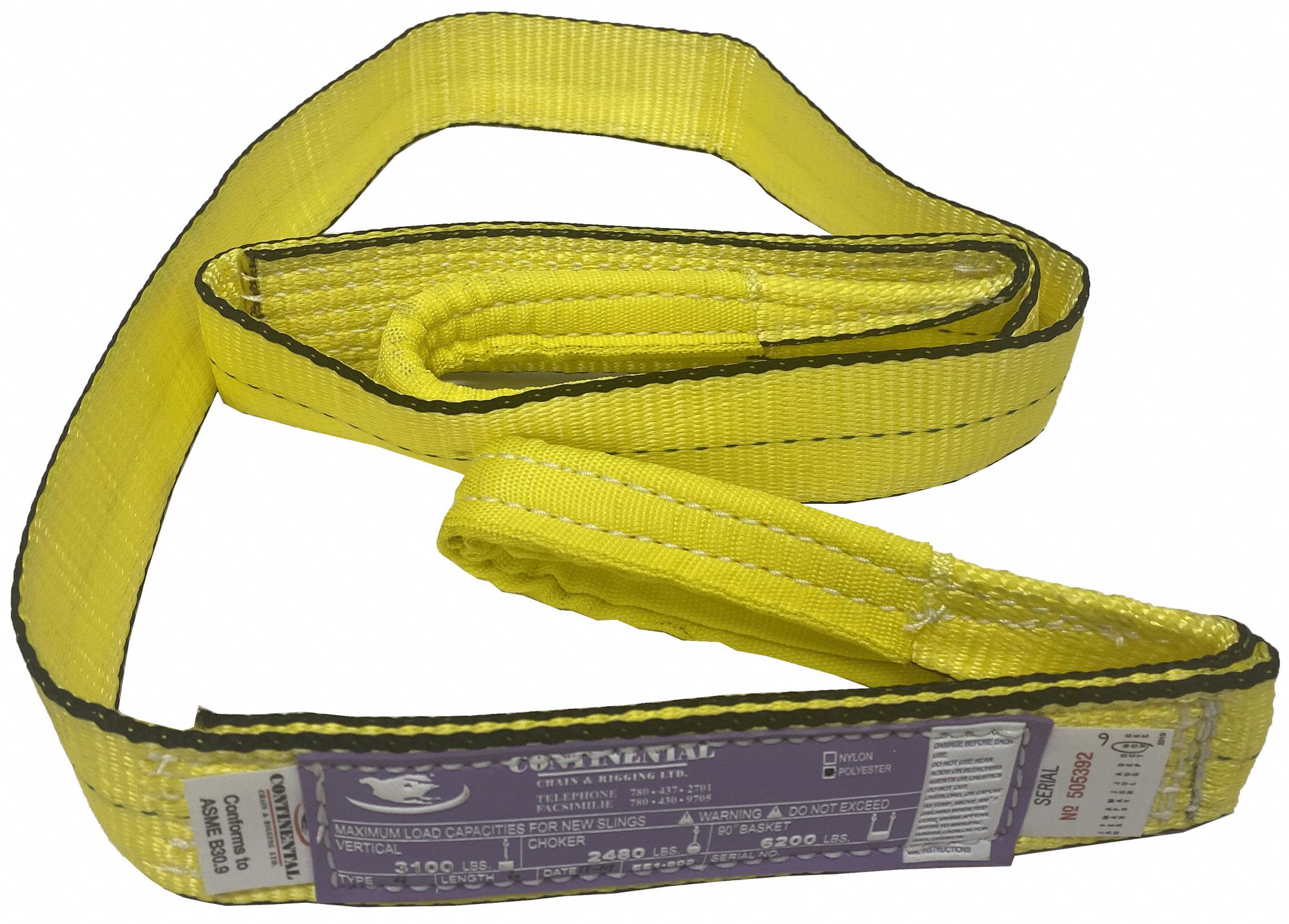 2IN 1PLY 8FT SYNTHETIC SLING TWISTE