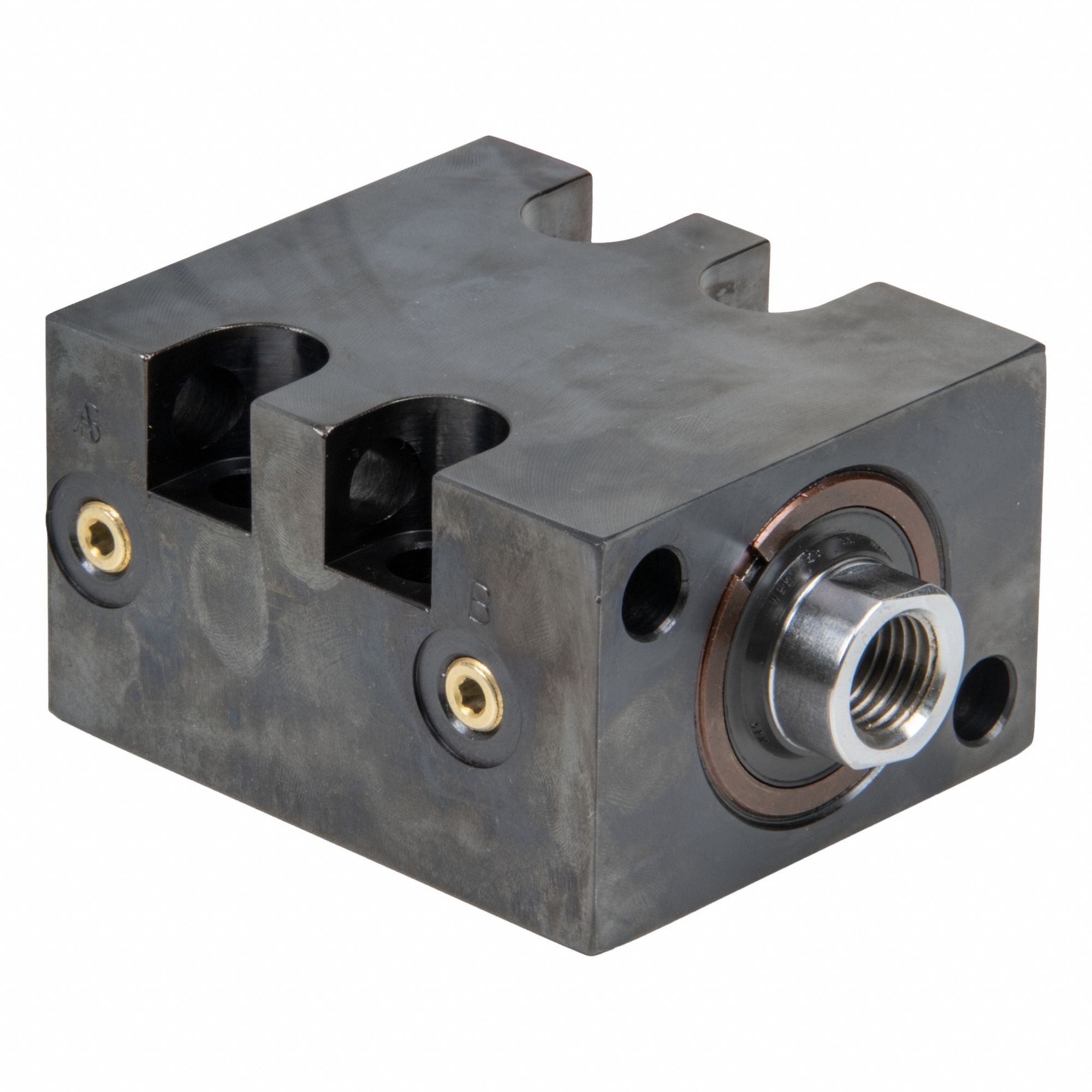 Block Hydraulic Cylinder: Double Acting, 9, 750 lbf Nominal Capacity, 1 97/100 in Stroke Lg