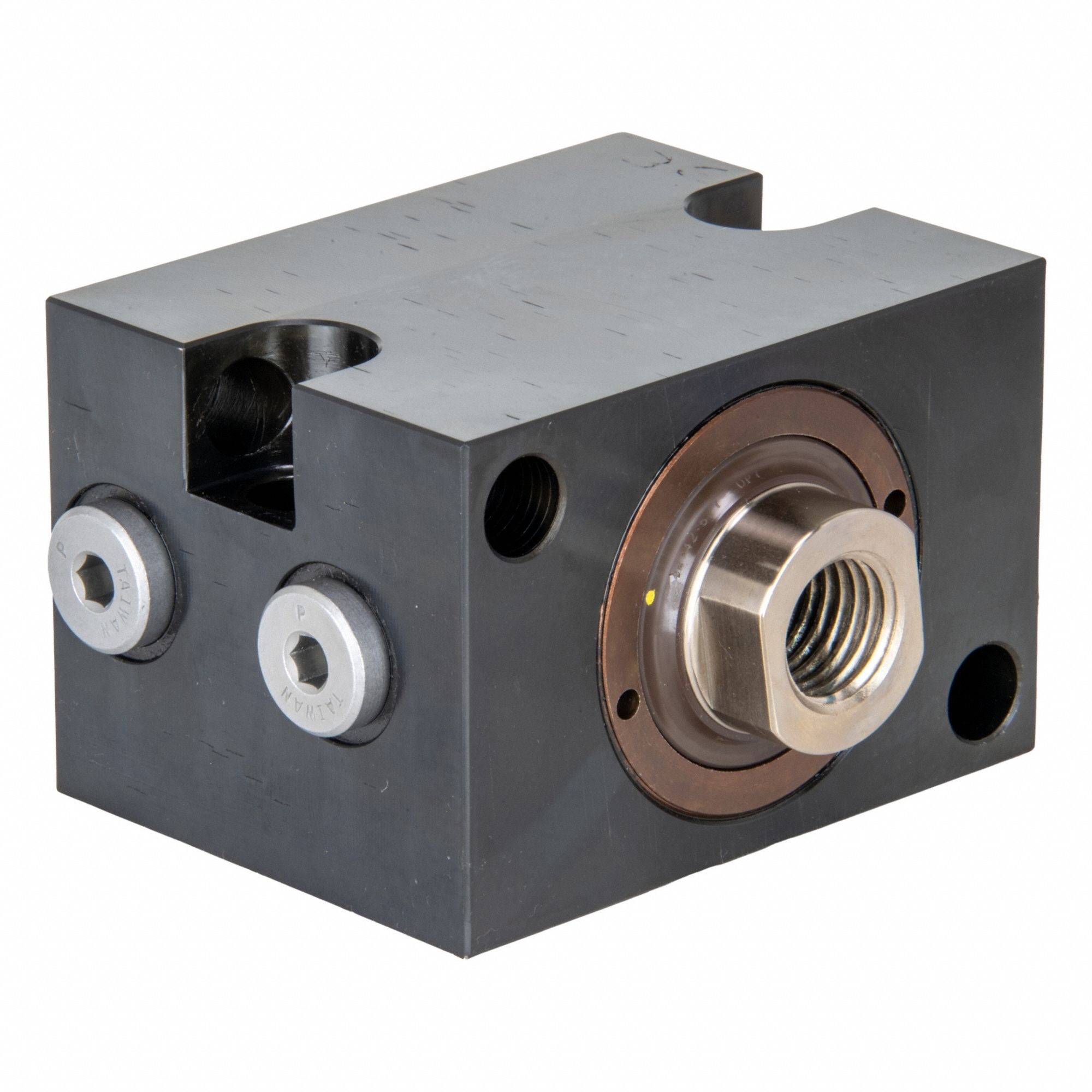 Block Hydraulic Cylinder: Double Acting, 15, 200 lbf Nominal Capacity, 49/50 in Stroke Lg