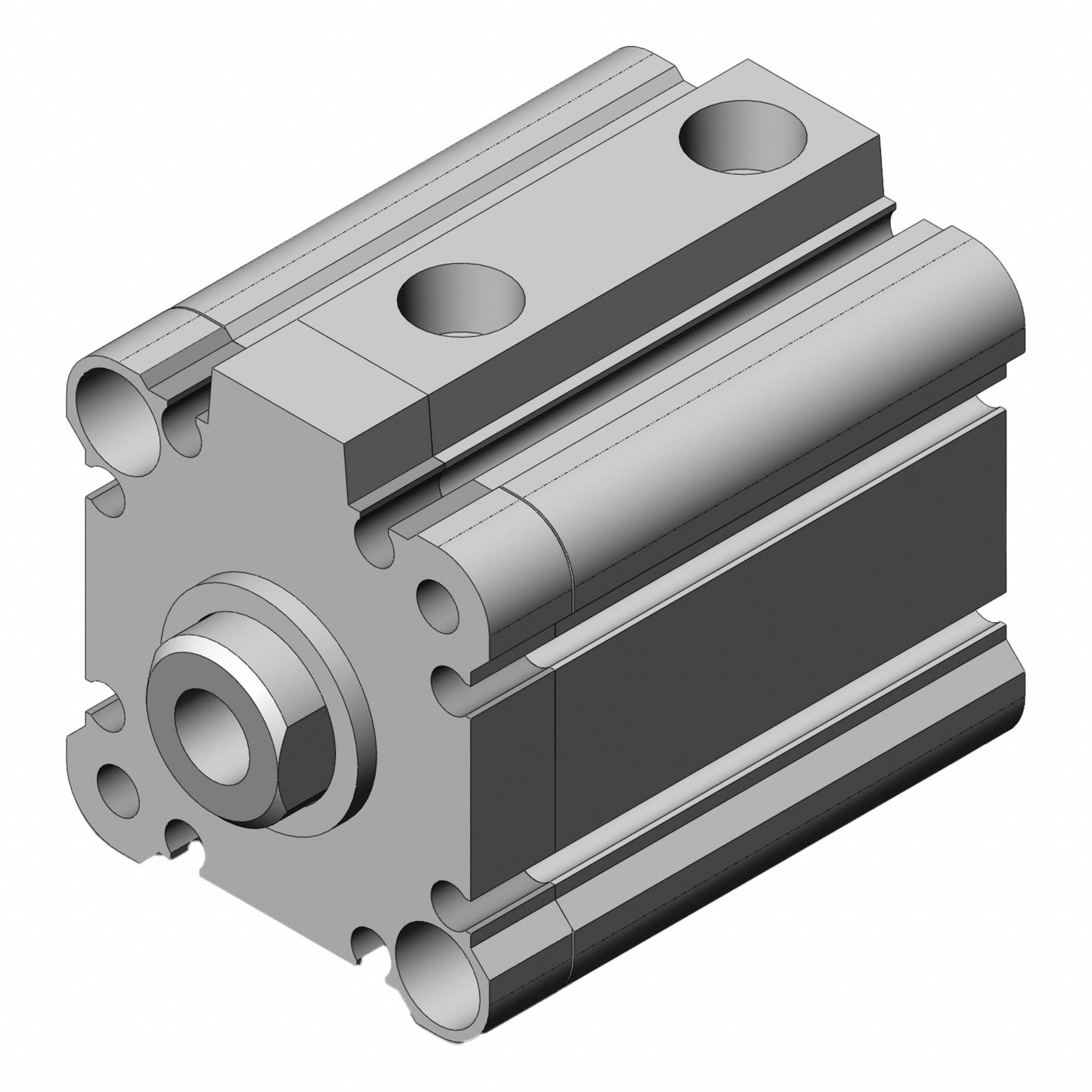 SMC, 32 mm Bore Dia, 15 mm Stroke Lg, Compact Cylinder SMC, 32 mm Bore Dia, 15 mm Stroke Lg, Compact Cylinder