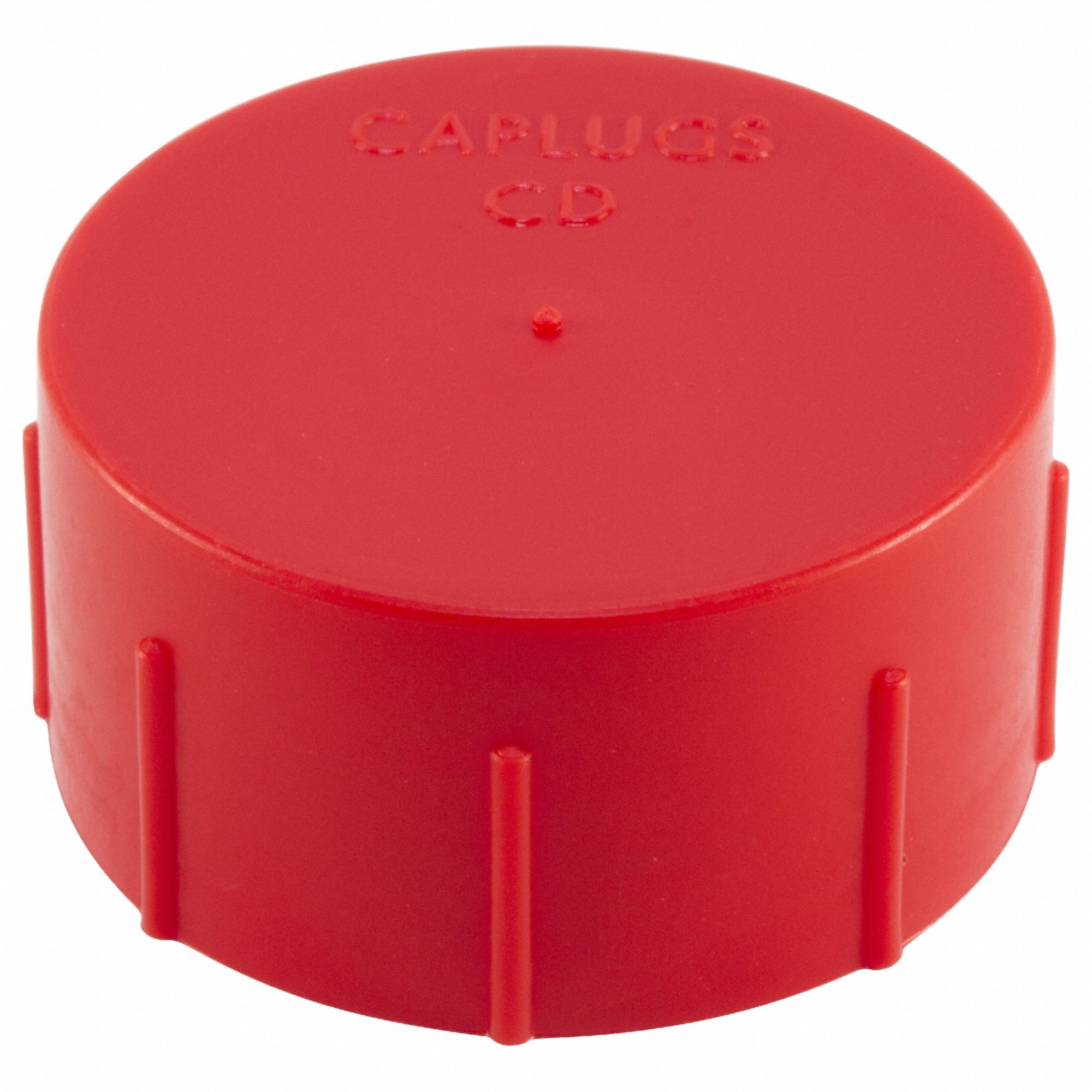 For 1/2"20 Thread, Red, Threaded Plastic Caps for Flared JIC Fittings