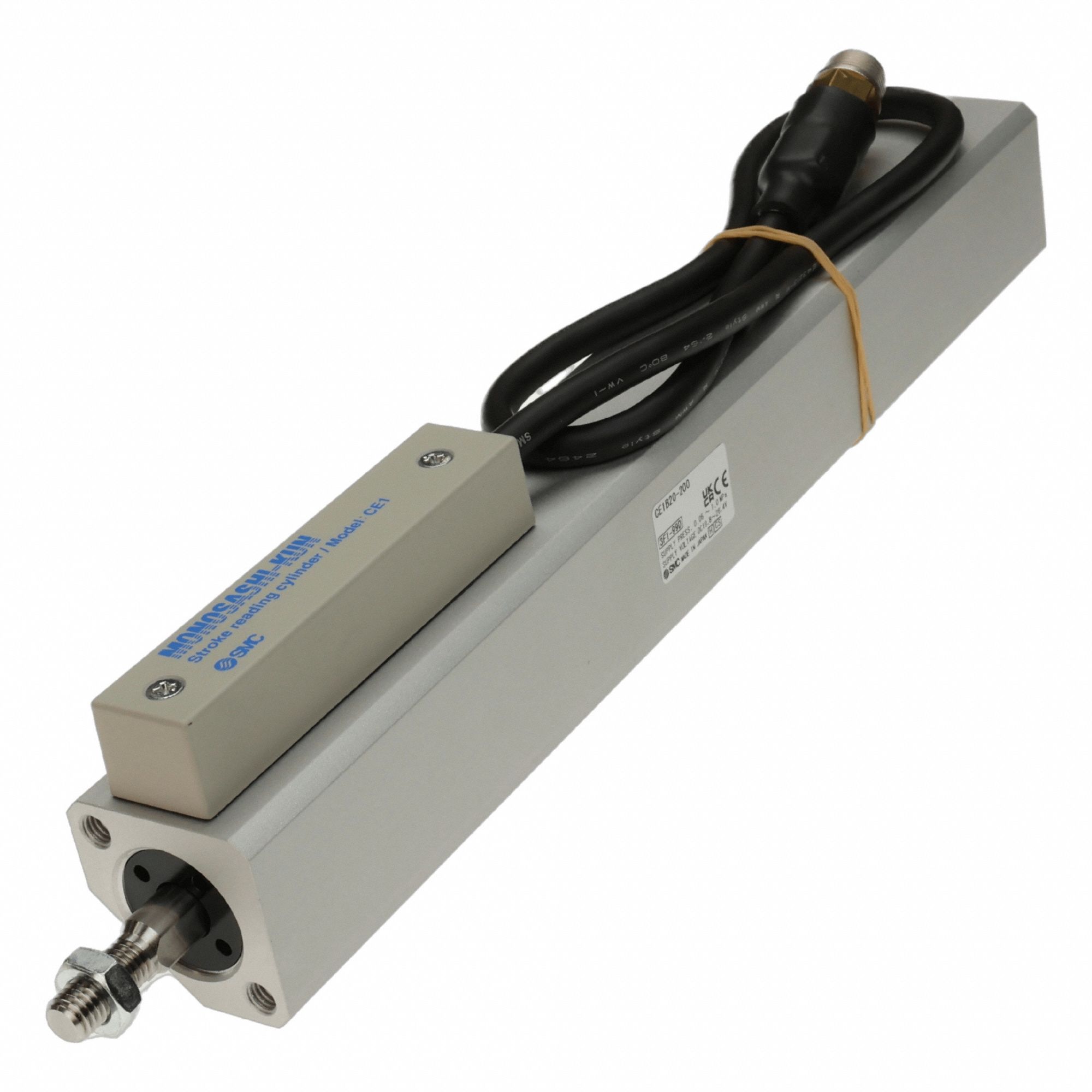 Extruded Cylinder: 20 mm Bore Dia, 200 mm Stroke Lg, Extruded, Aluminum, Tapped Hole Mounting