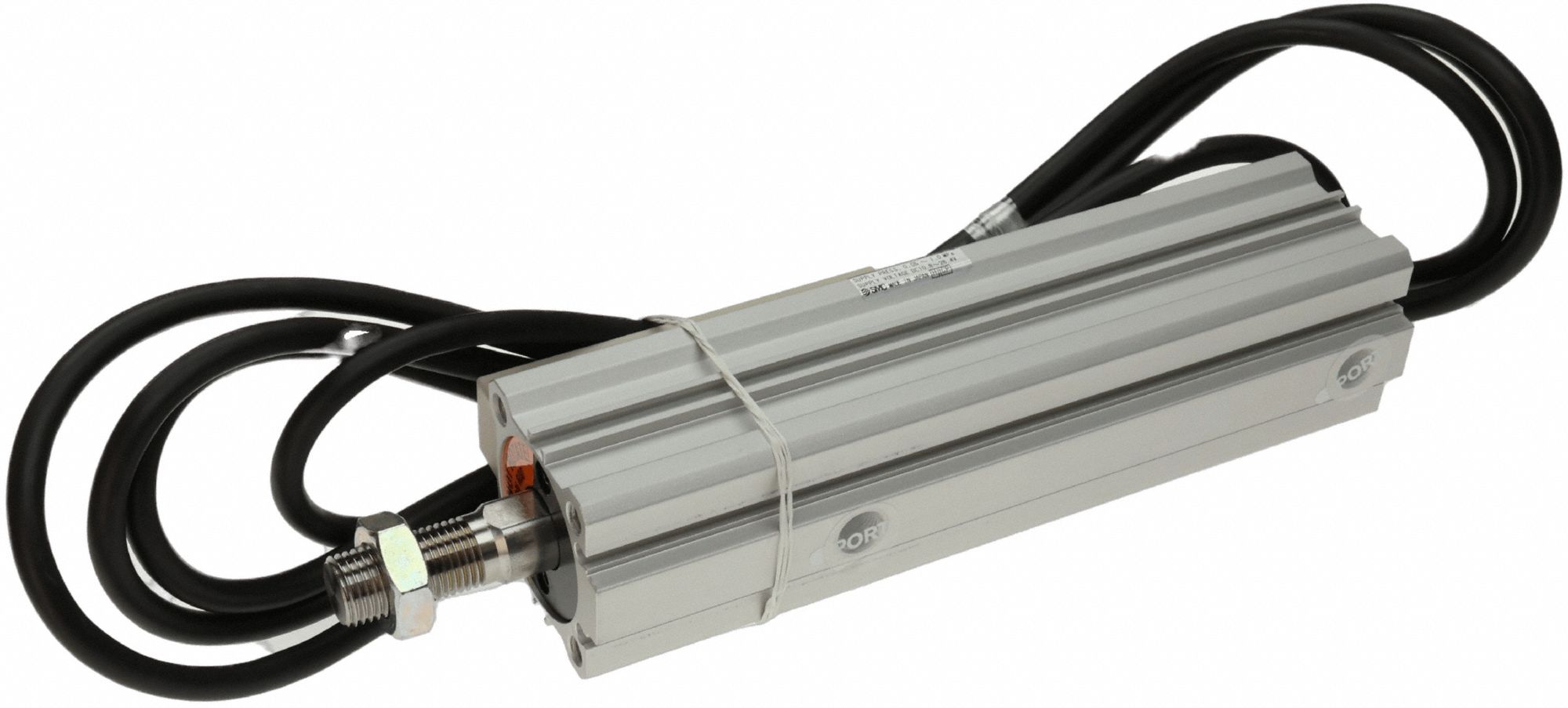 Extruded Cylinder: 32 mm Bore Dia, 100 mm Stroke Lg, Extruded, Aluminum, Tapped Hole Mounting