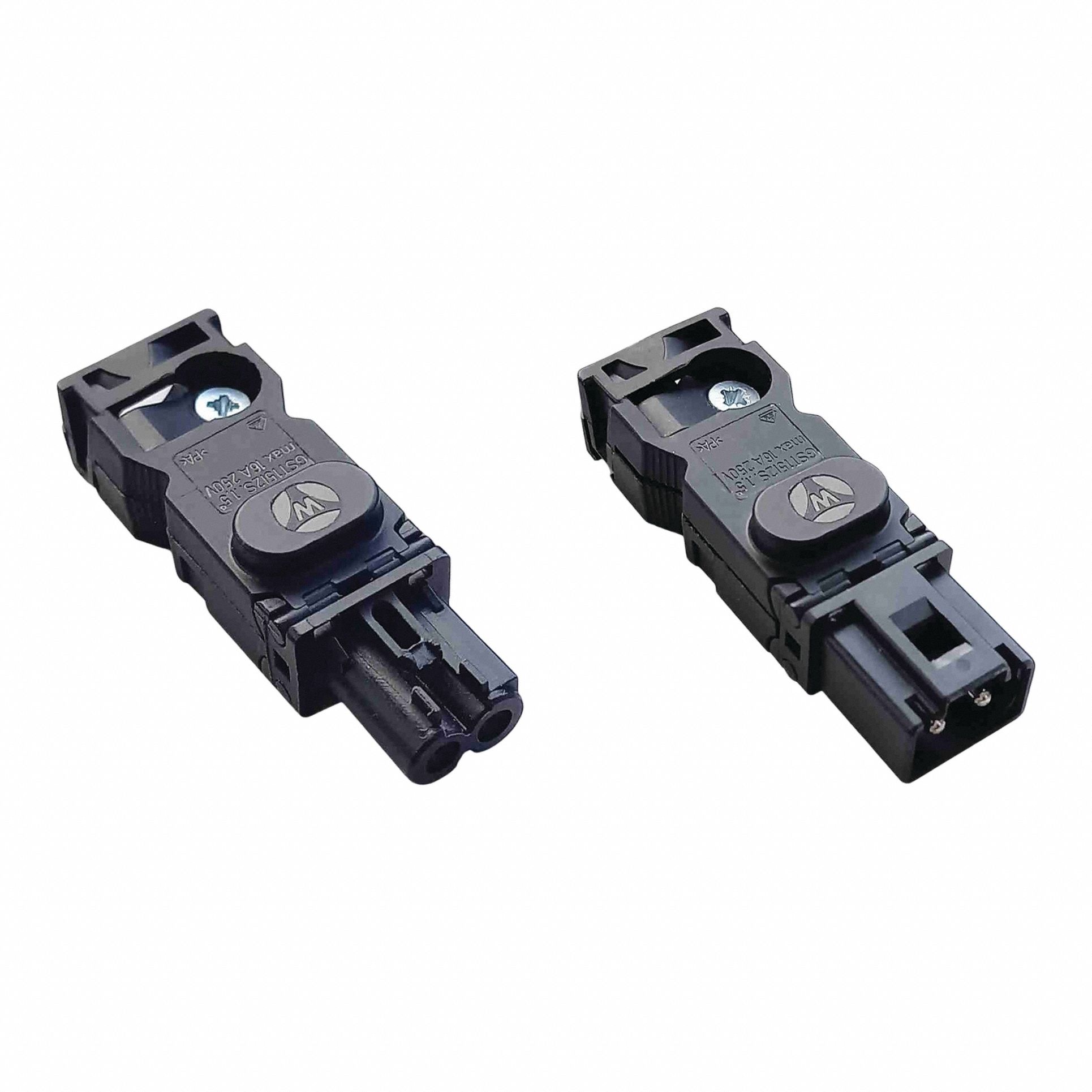LED Light Connector: LED Light Connector, Male and Female Connectors, Plastic