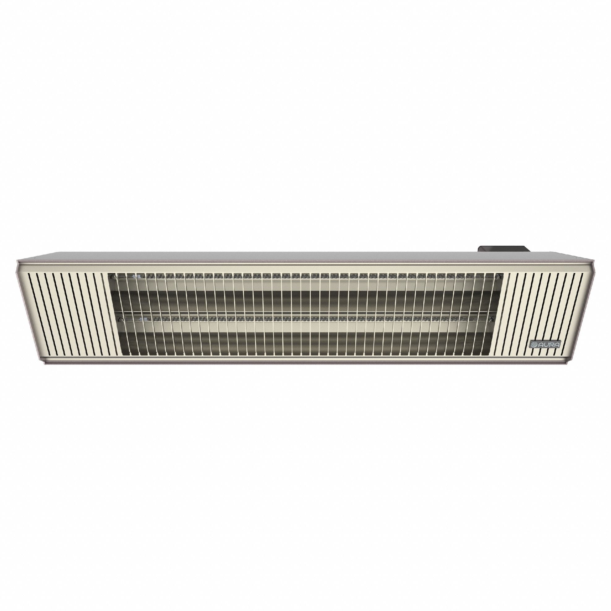 Electric Infrared Heater: 4, 500 W Watt Output, 240V AC, 1 Phase, Hardwired, 45° Beam Pattern