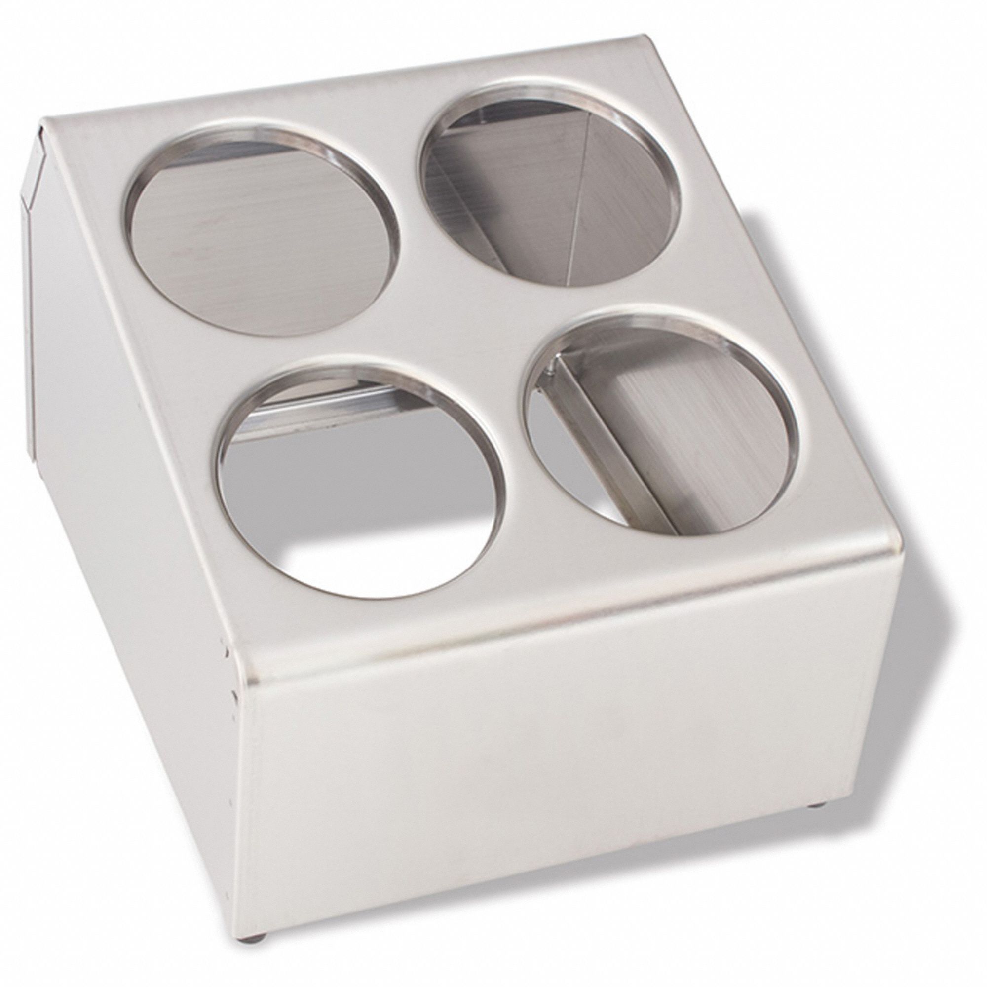 CRESTWARE, Stainless Steel, Silver, Flatware Dispenser 19H523CFD4