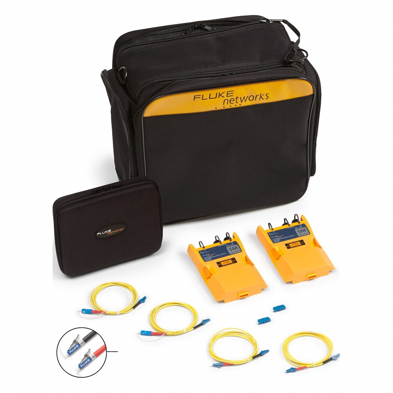 Optical Loss Test Set Add On Kit: CertiFiber Pro Add-On Kit, Single-Mode, LC/SC