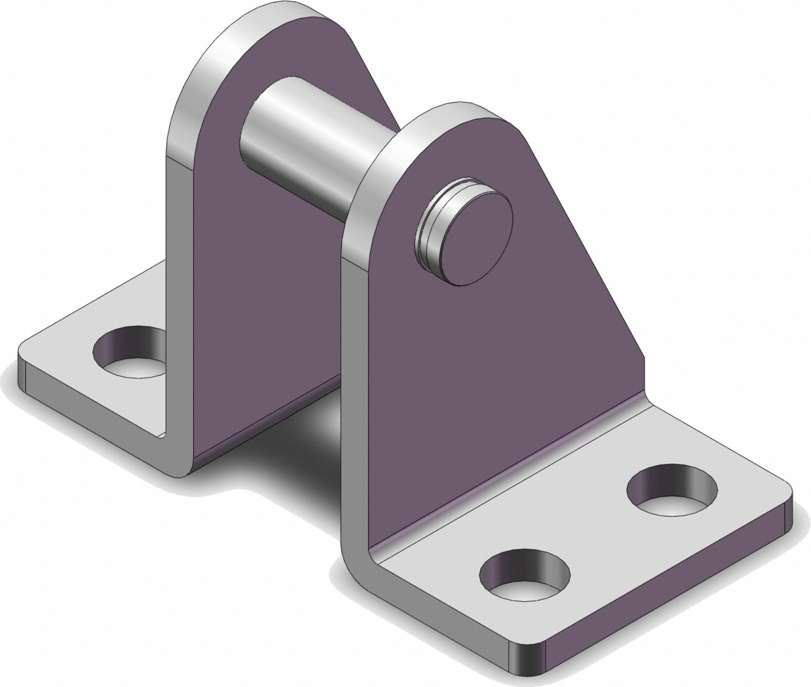 Mounting Bracket: Flange/Foot Mount Type, Fits 20 mm Bore Dia, 56.5 mm Overall Lg, CG-E020SUS