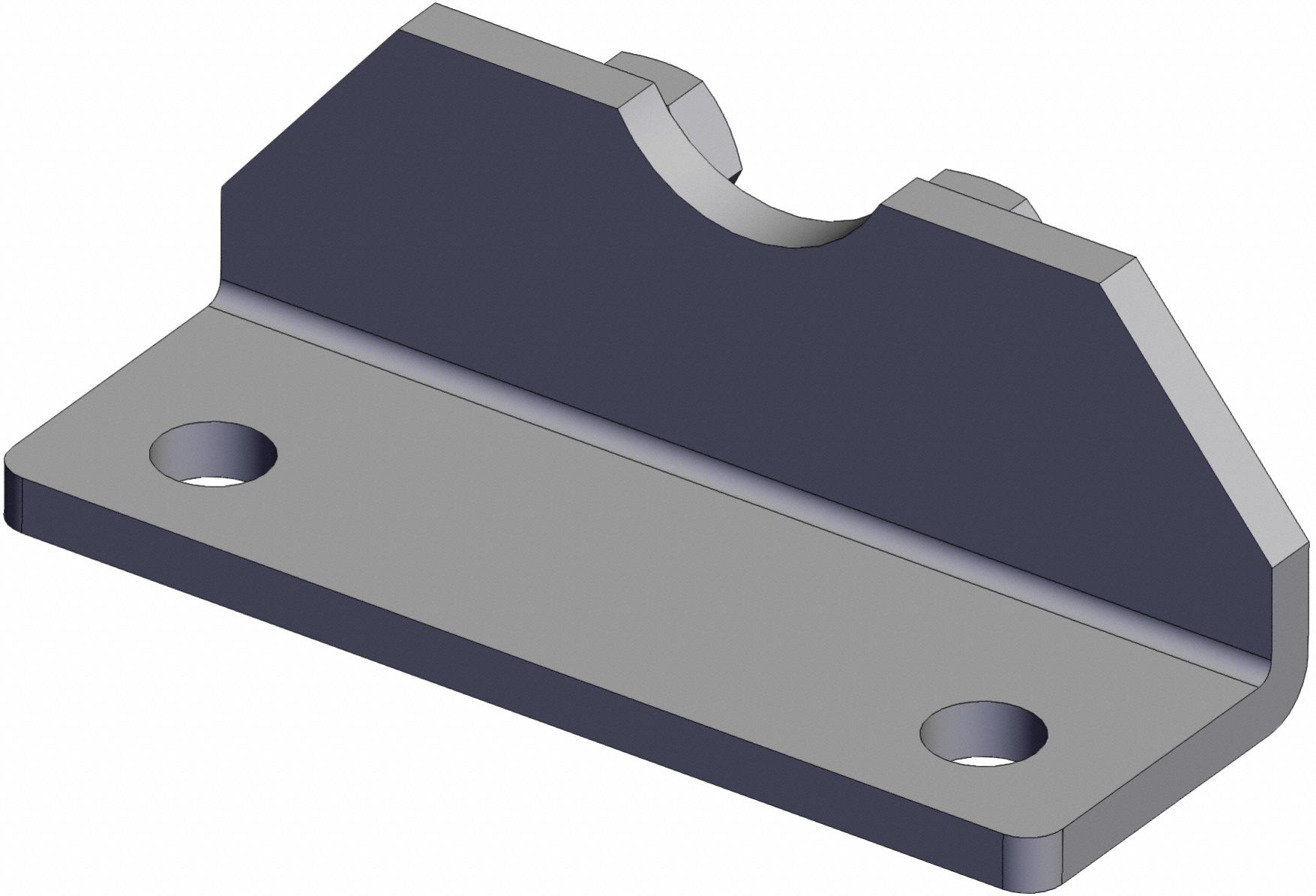 Mounting Bracket: Flange/Foot Mount Type, Fits 25 mm Bore Dia, Stainless Steel, CG-L025SUS