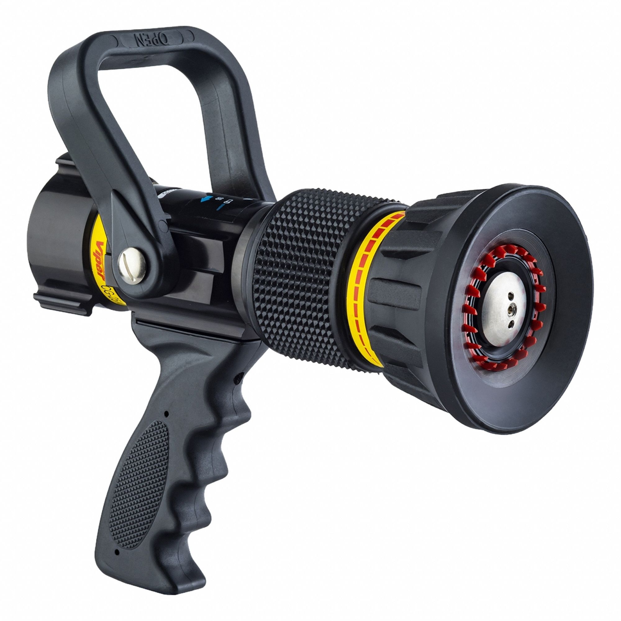 Fire Hose Nozzle, 100 psi, Black