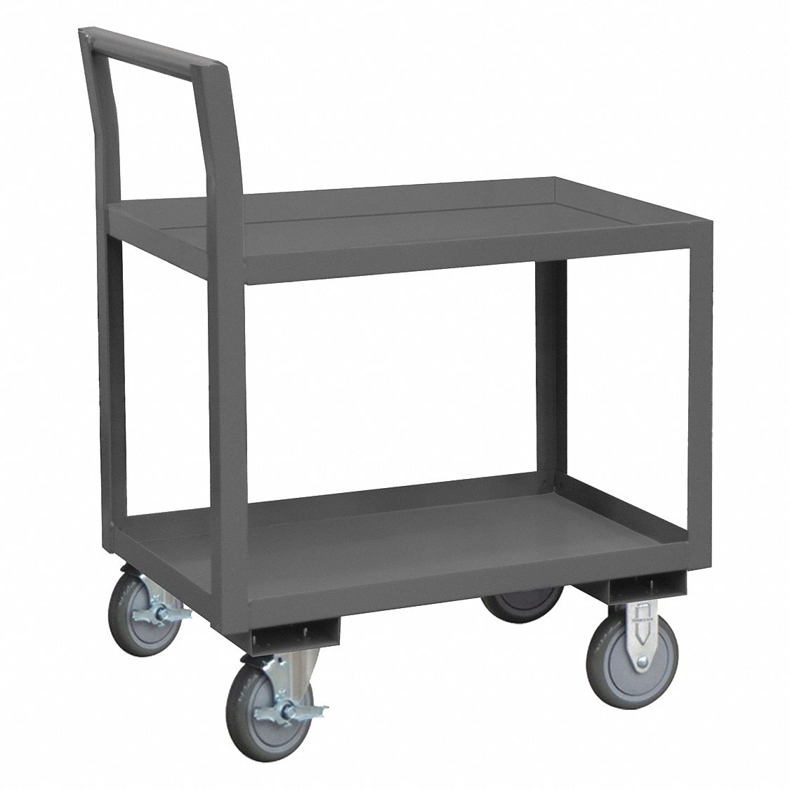 Low-Profile Metal Shelf & Utility Carts
