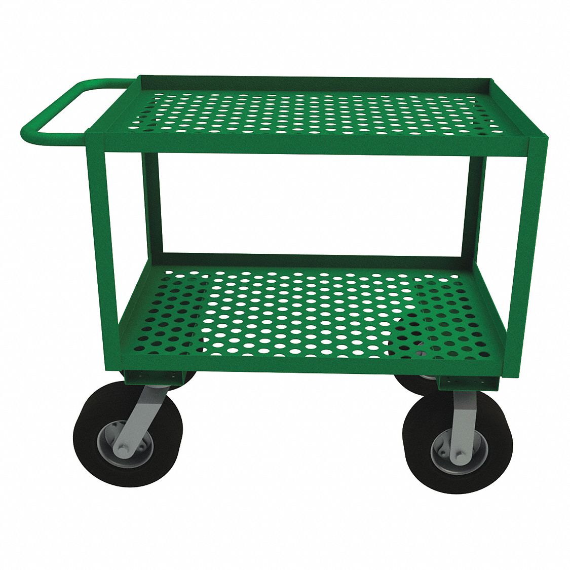 Flow-Through Metal Shelf & Utility Carts