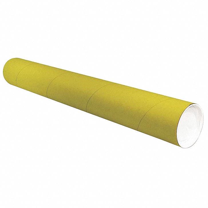  Postal Mailing Tubes with End Caps - 1.5 x 17 inch (10 Pack) :  Office Products