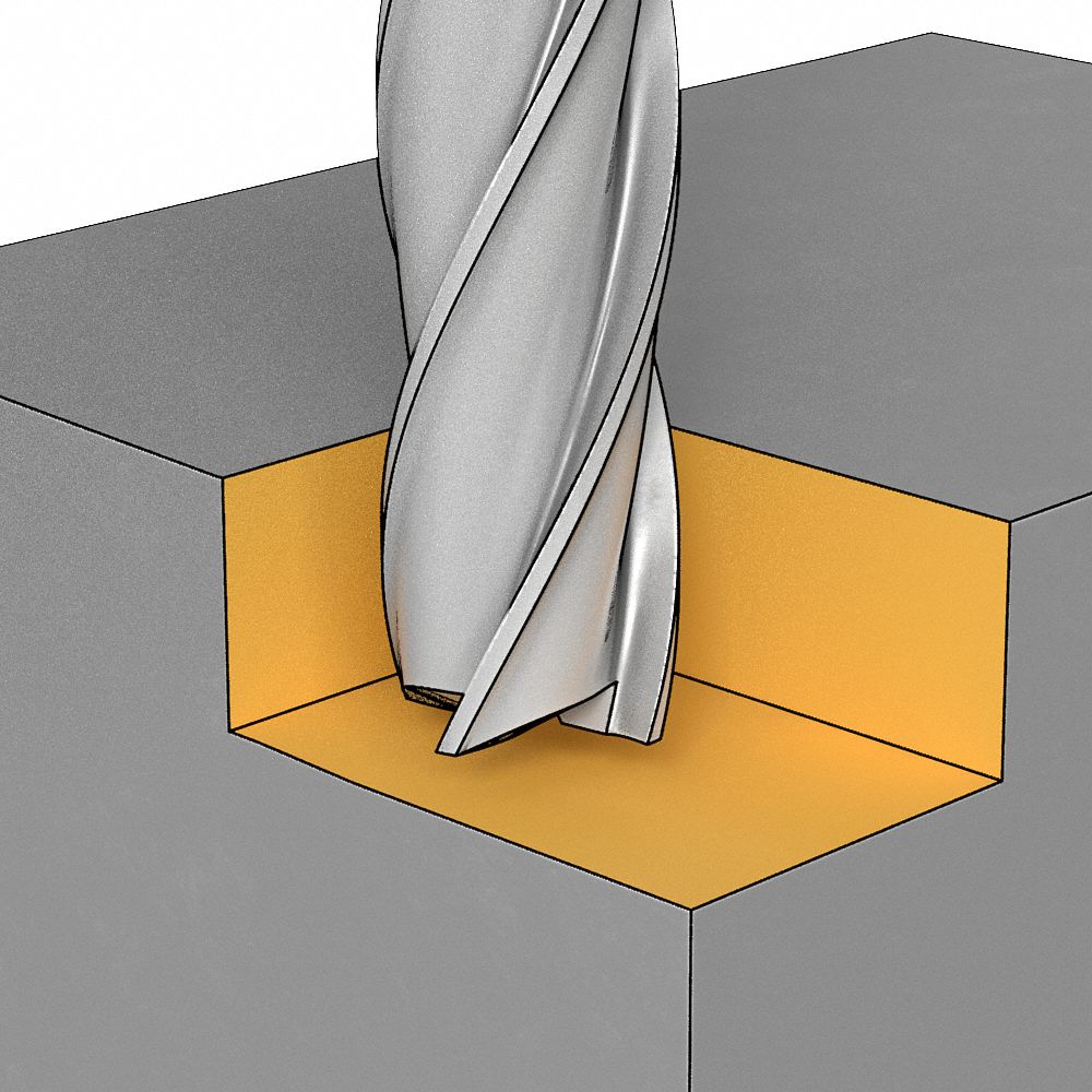 Micro 100 Ball End Mill Uncoated Number of Flutes 2 6.00mm Milling Dia