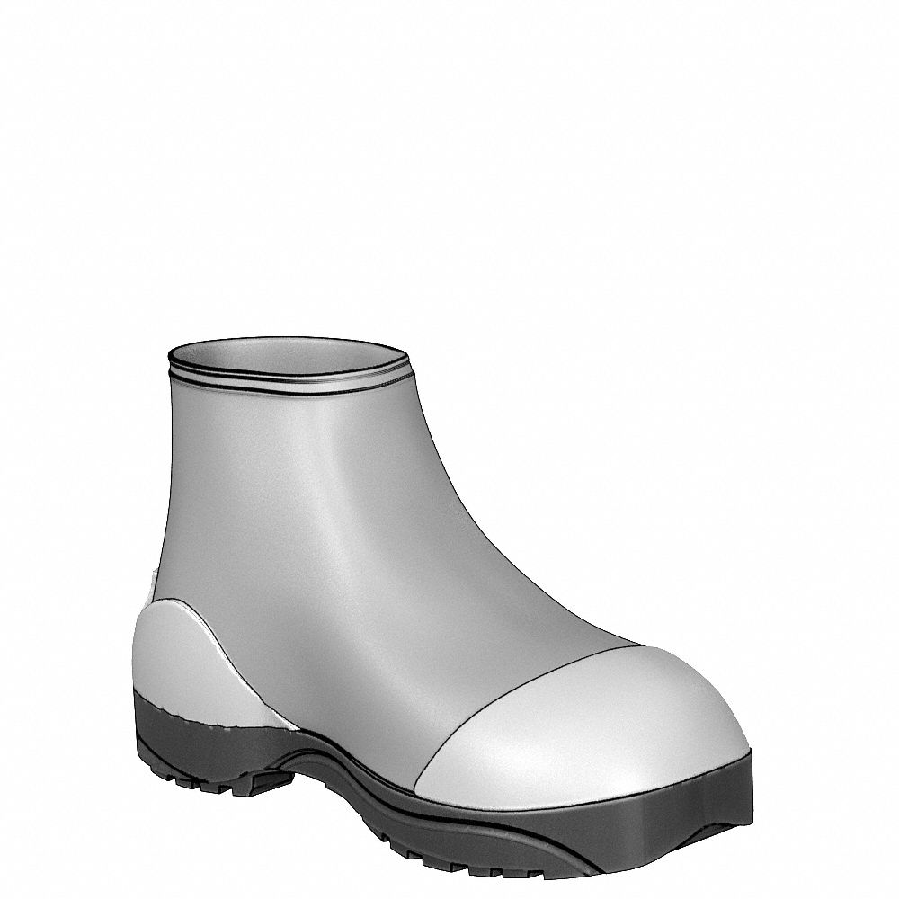 ankle height rubber boots