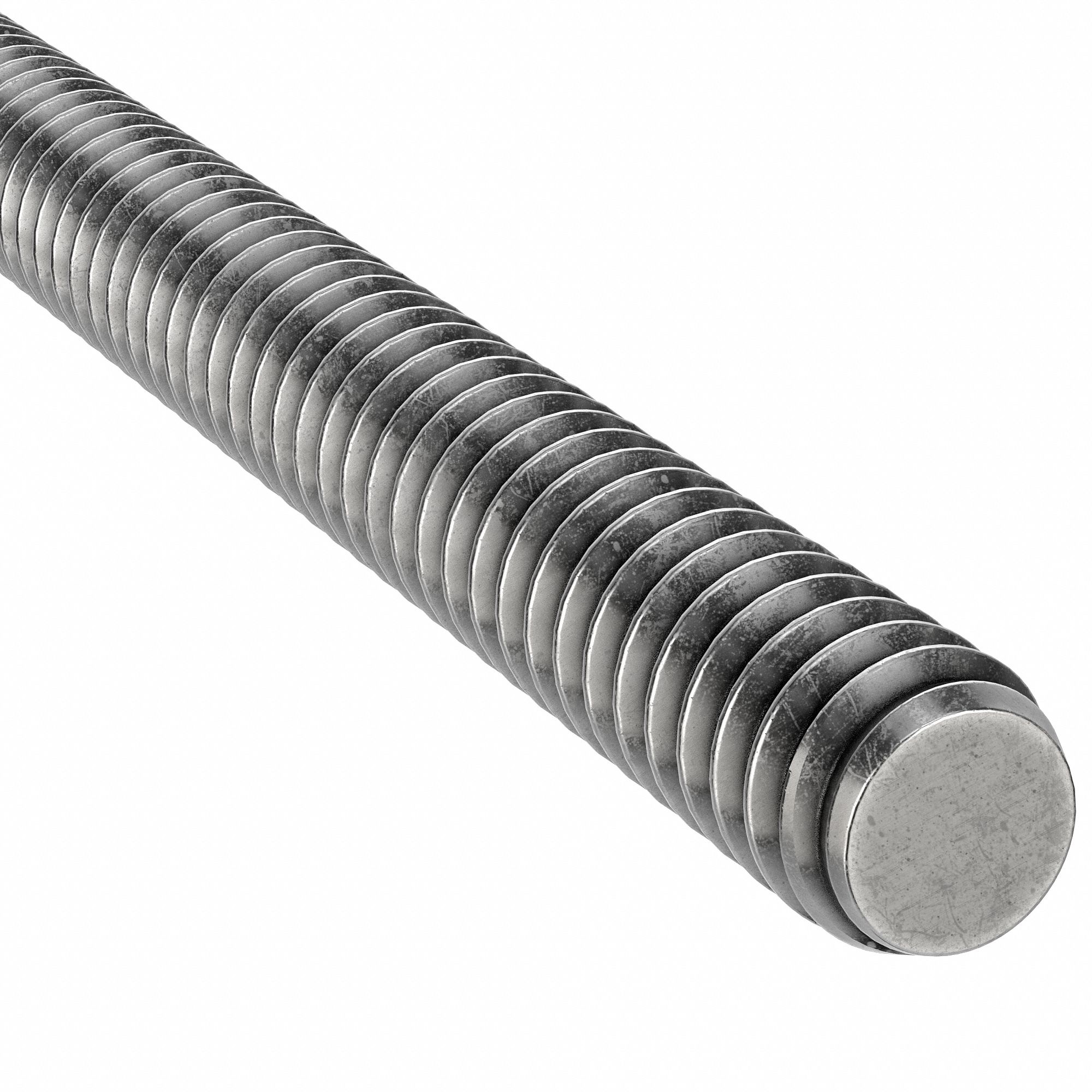1-1/2-6 Thread Size 12 Length Right Hand Threads 316 Stainless Steel Fully Threaded Rod