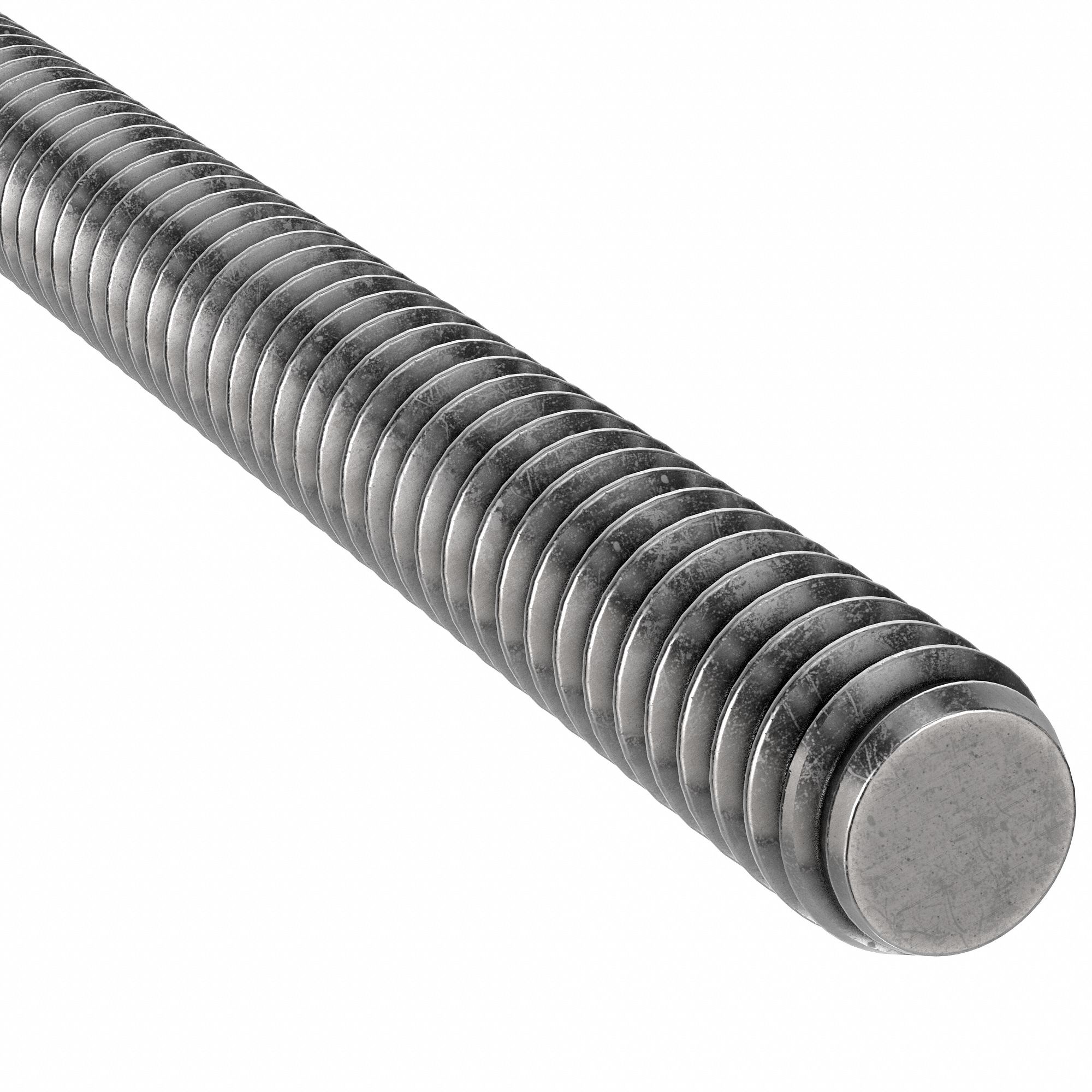 GRAINGER APPROVED 17902 Threaded Rod,Low Carbon Steel,M6-1.0x1m 