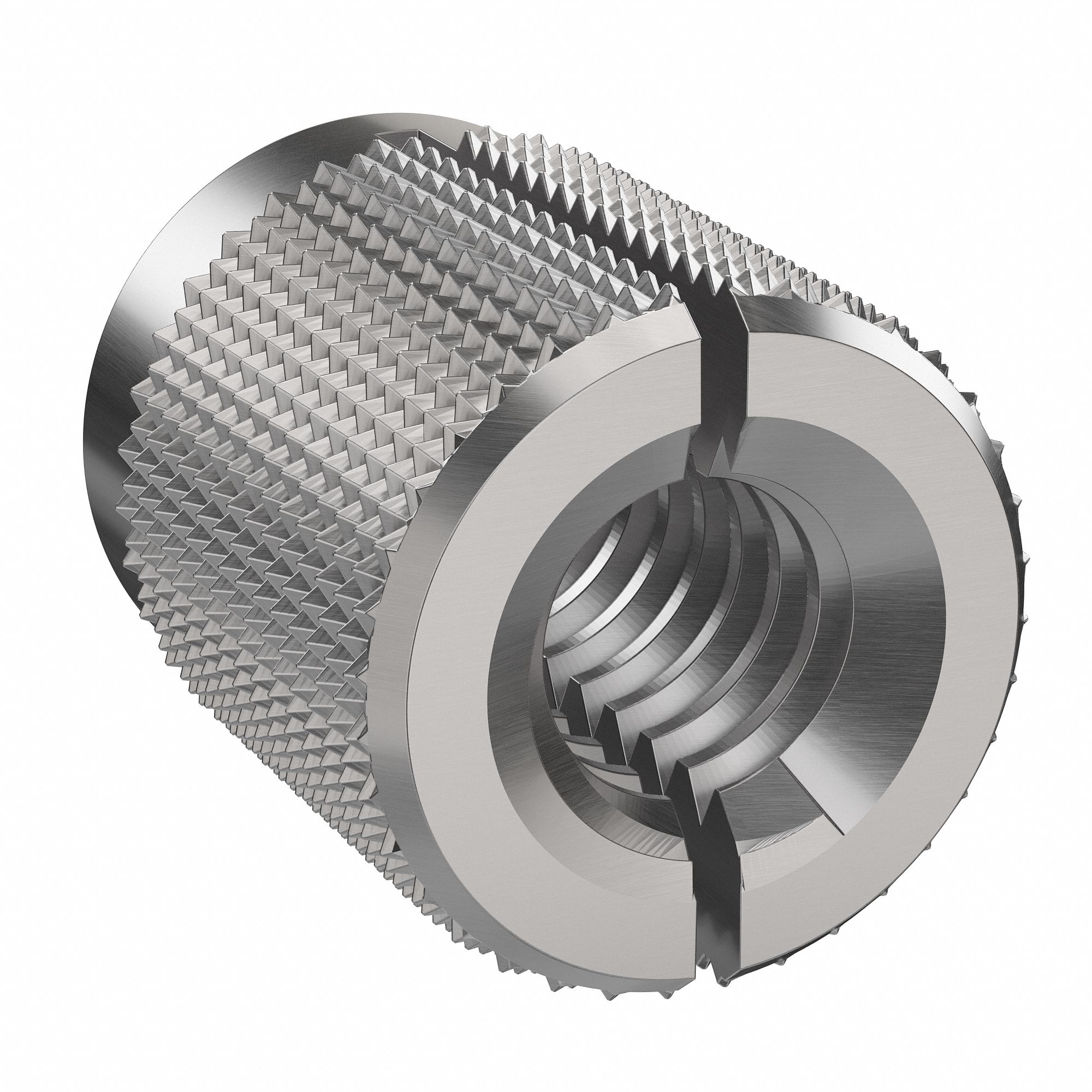 M5 THREADED SOLID Brass Inserts Push fit Press in for Plastics,10X 100X