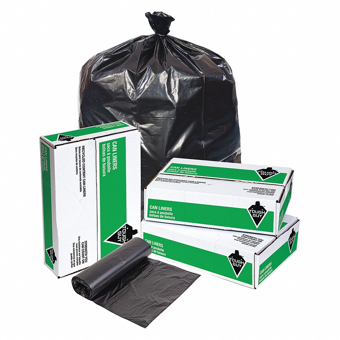 33 Gallon LDPE / HDPE Garbage bags Tuff Bags– ANS Plastics Corp