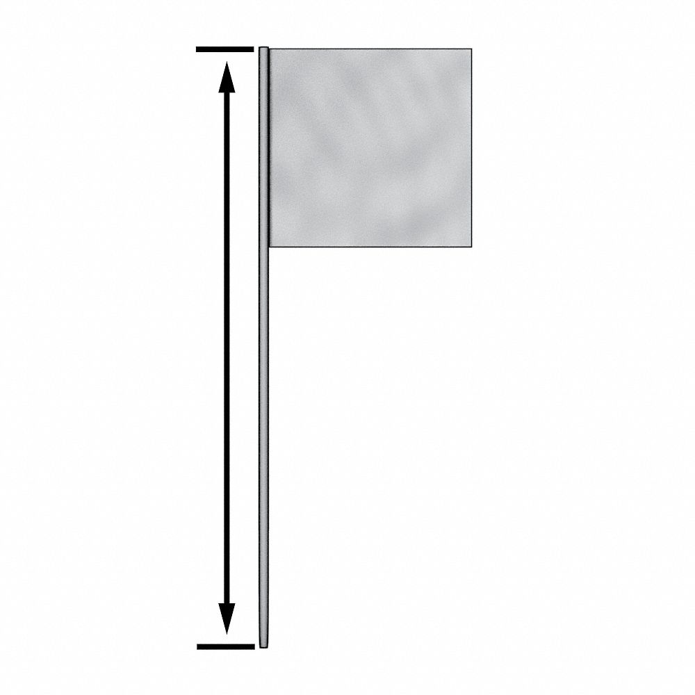 4 Height x 5 Width Blank White Blank 100 per Package Legend 4 Height x 5 Width Legend Brady 98176 Marking Flags 100 per Package 