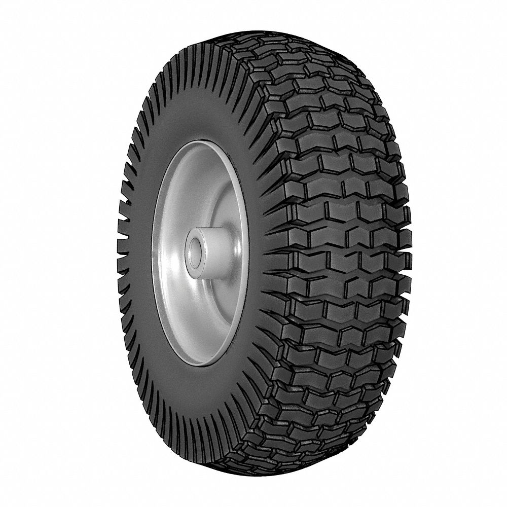 4 wheelbarrow tire wheel solid rubber 260X75mm 3.00-4 puncture proof 20mm 100kg 