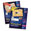 Weather Resistant Address & Shipping Labels