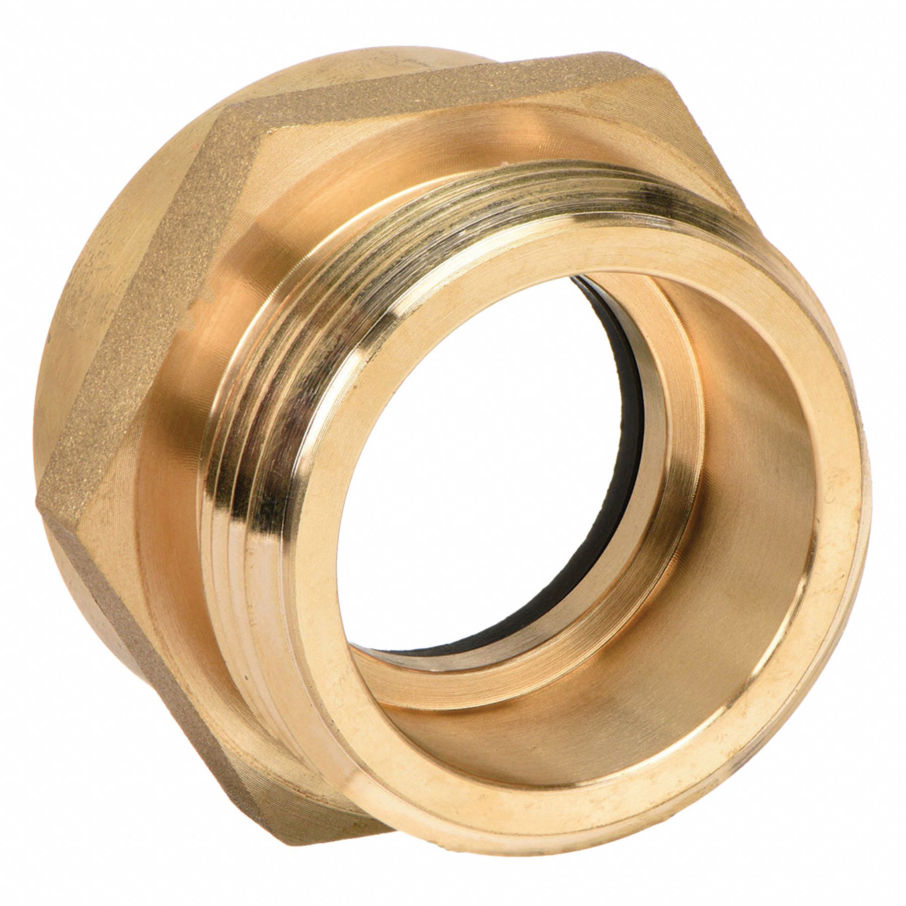 Fire Hose Adapter Fitting Material Brass x Brass Fitting Size 1-1/2 x 3/4 Pack of 5 Pin Lug 
