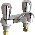 Dual-Metering-Handle Two-Hole Centerset Deck-Mount Bathroom Faucets image