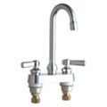 Dual-Lever-Handle Two-Hole Centerset Deck-Mount Multipurpose Faucets
