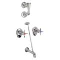 Three-Hole Widespread Wall-Mount Service Sink Faucets