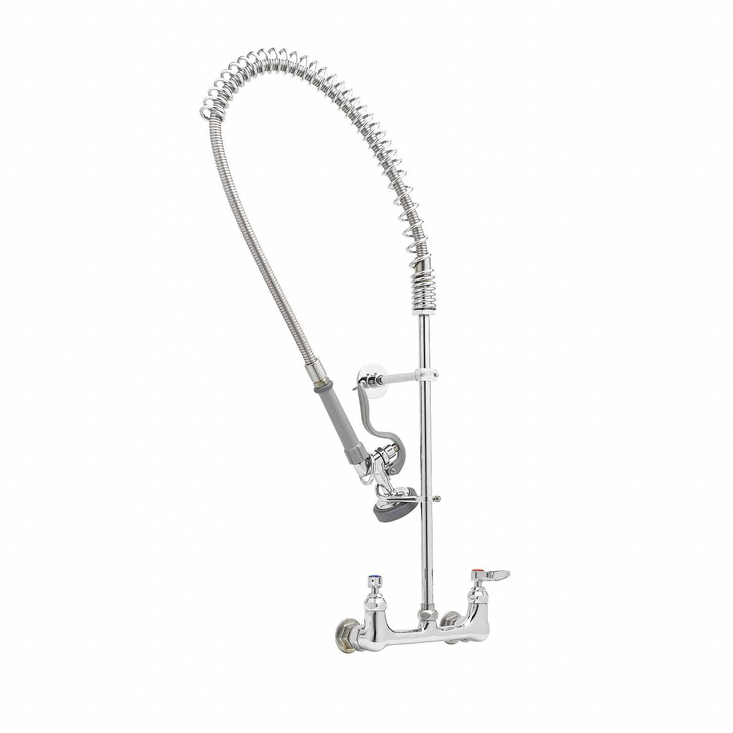 Two-Hole Widespread Wall-Mount Pre-Rinse Faucets