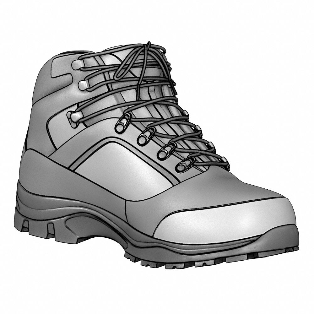 low top steel toe work boots