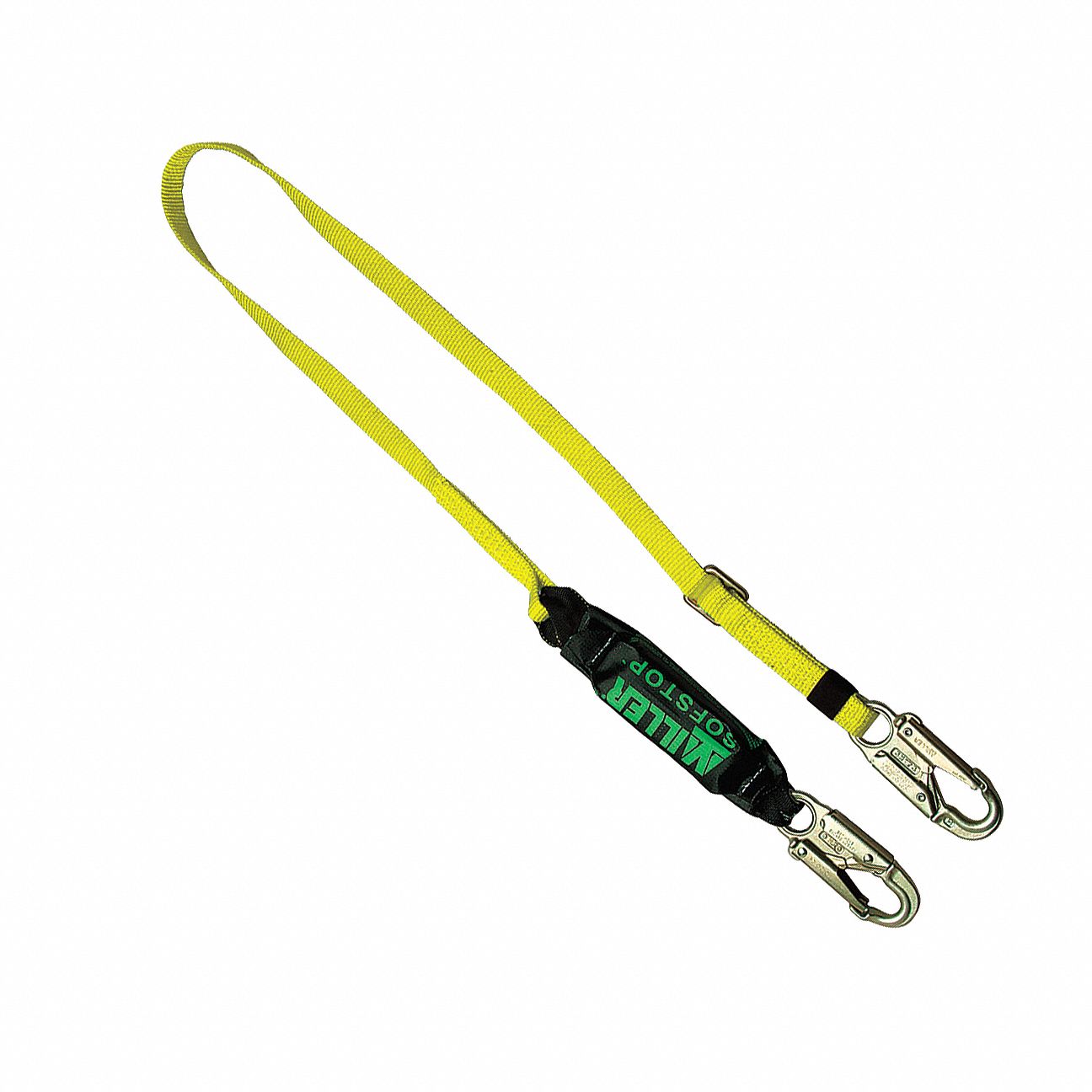 Adjustable-Length Shock-Absorbing Lanyards