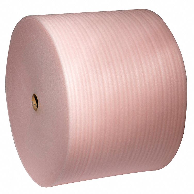 Anti-Static Shipping Foam Rolls, 1/4 Thick, 24 x 250', Perforated