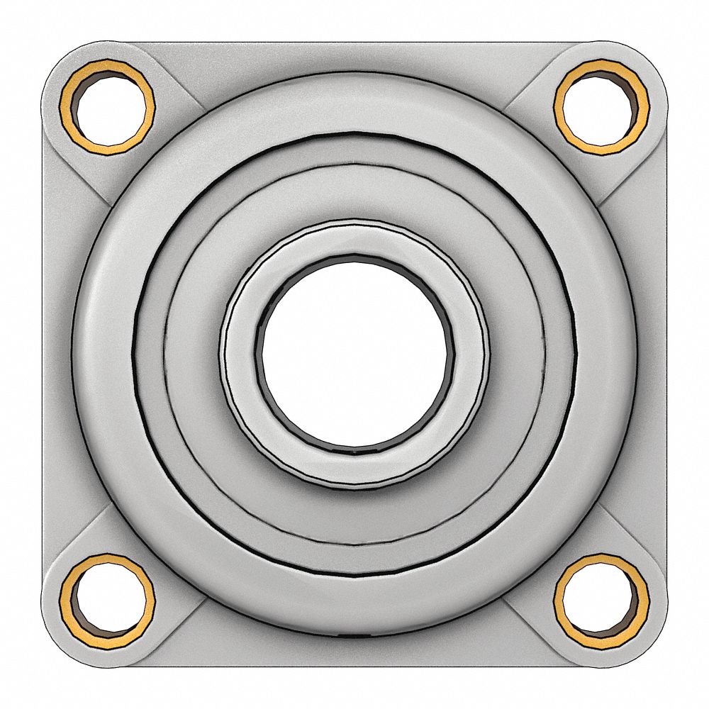 Bore for sale online Dayton 3FCV9 Mounted Ball Bearing 1-1/2 In 