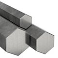 Carbon Steel Hex Stock image