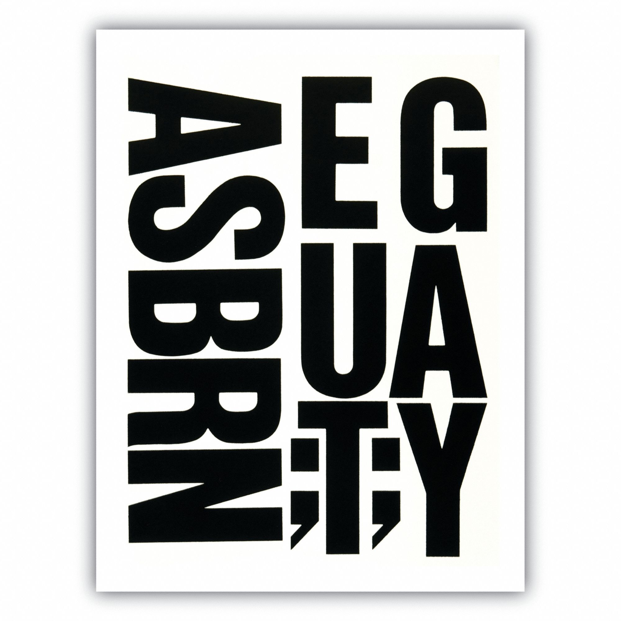 Letter Label,  Vinyl,  PK58