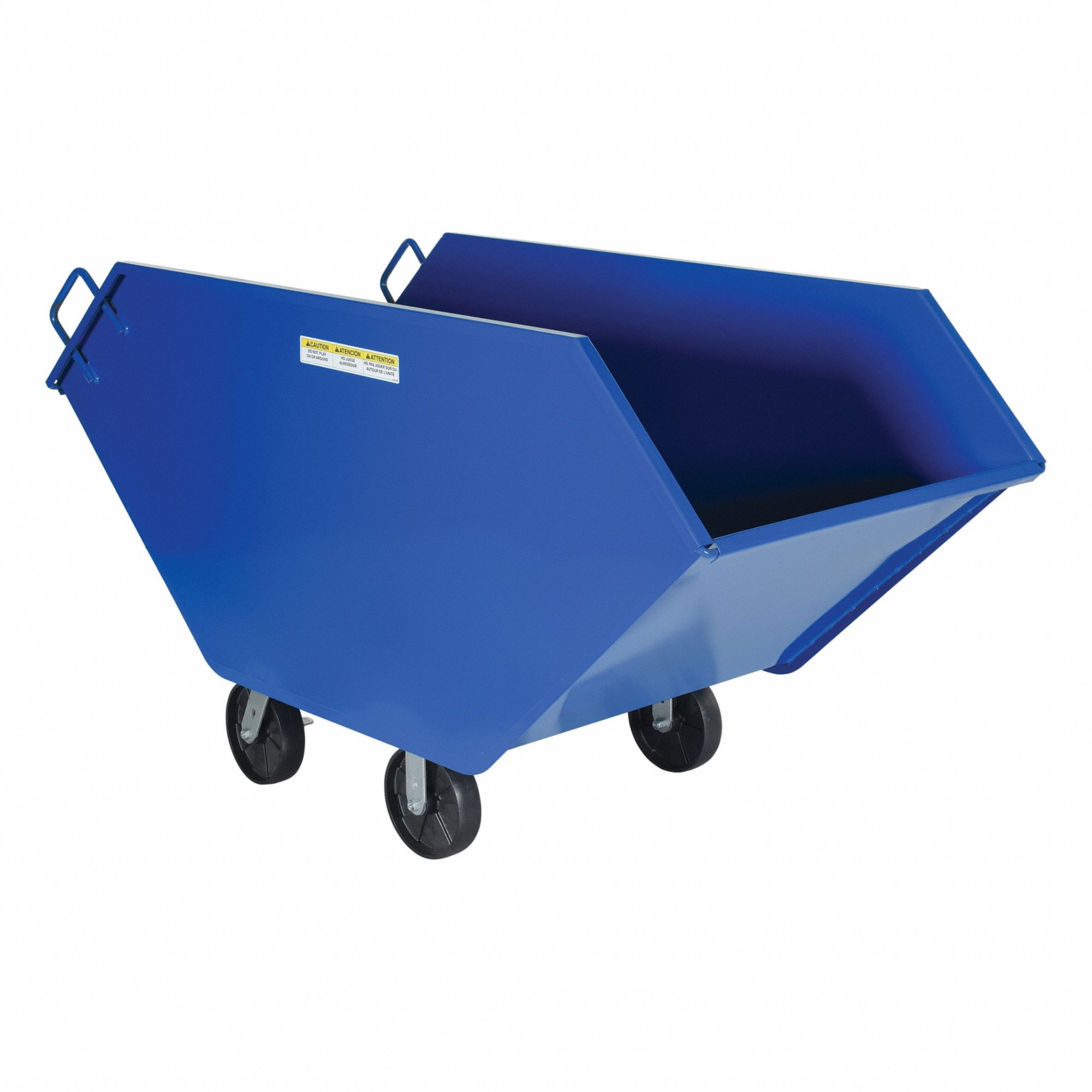 GENERAL PURPOSE HOPPER TRUCK, 22.2 CU FT CAPACITY, 2,000 LB LOAD CAPACITY, BLUE