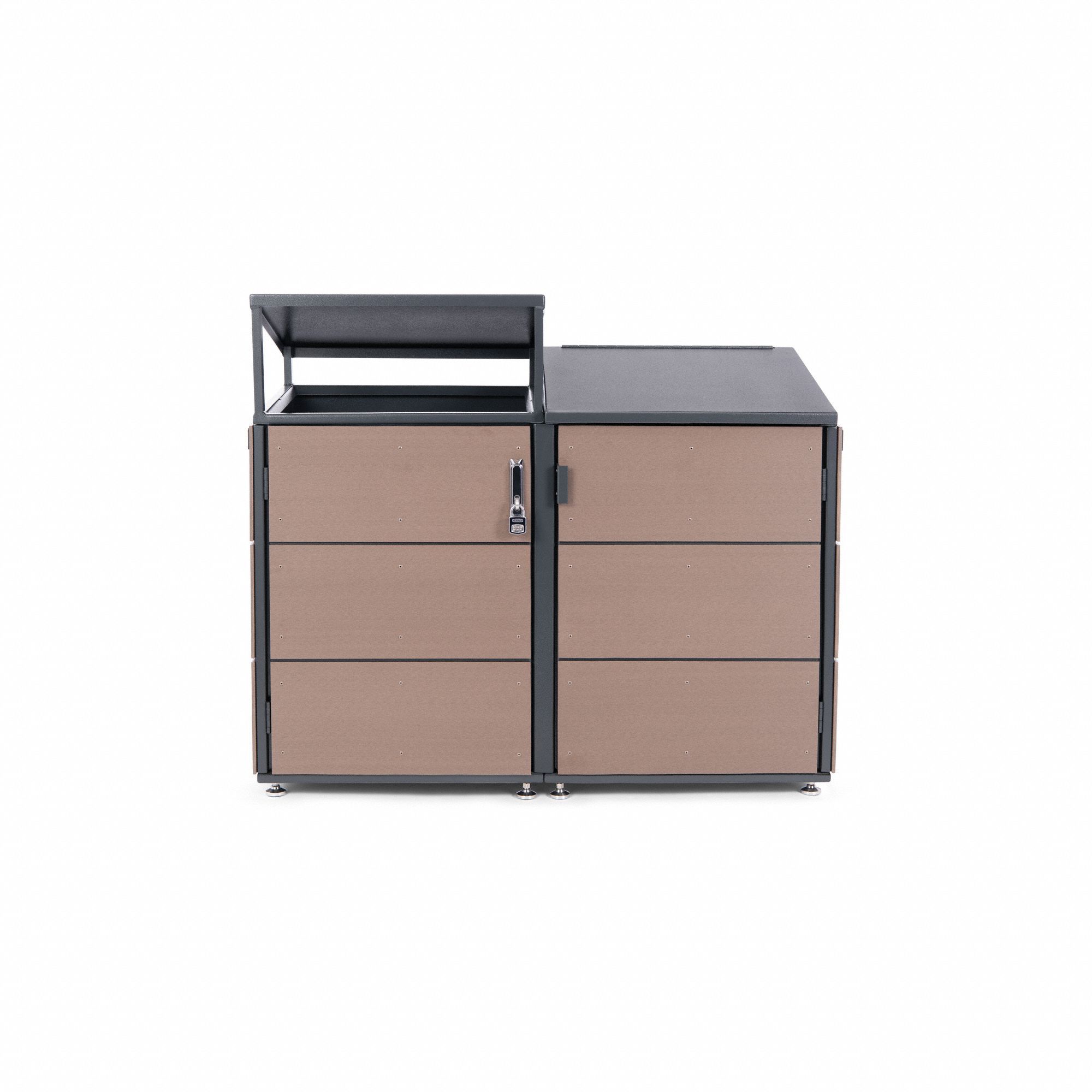 INZONE キャビネット INZONE キャビネット 40 in. H x 20 in. W Black Plastic Folding