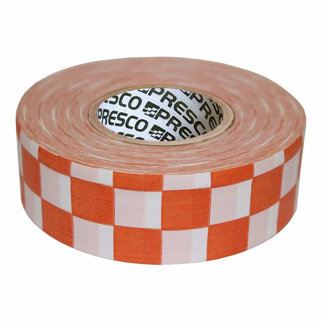 FLAGGING TAPE,VINYL,1 3/8 IN ROLL W