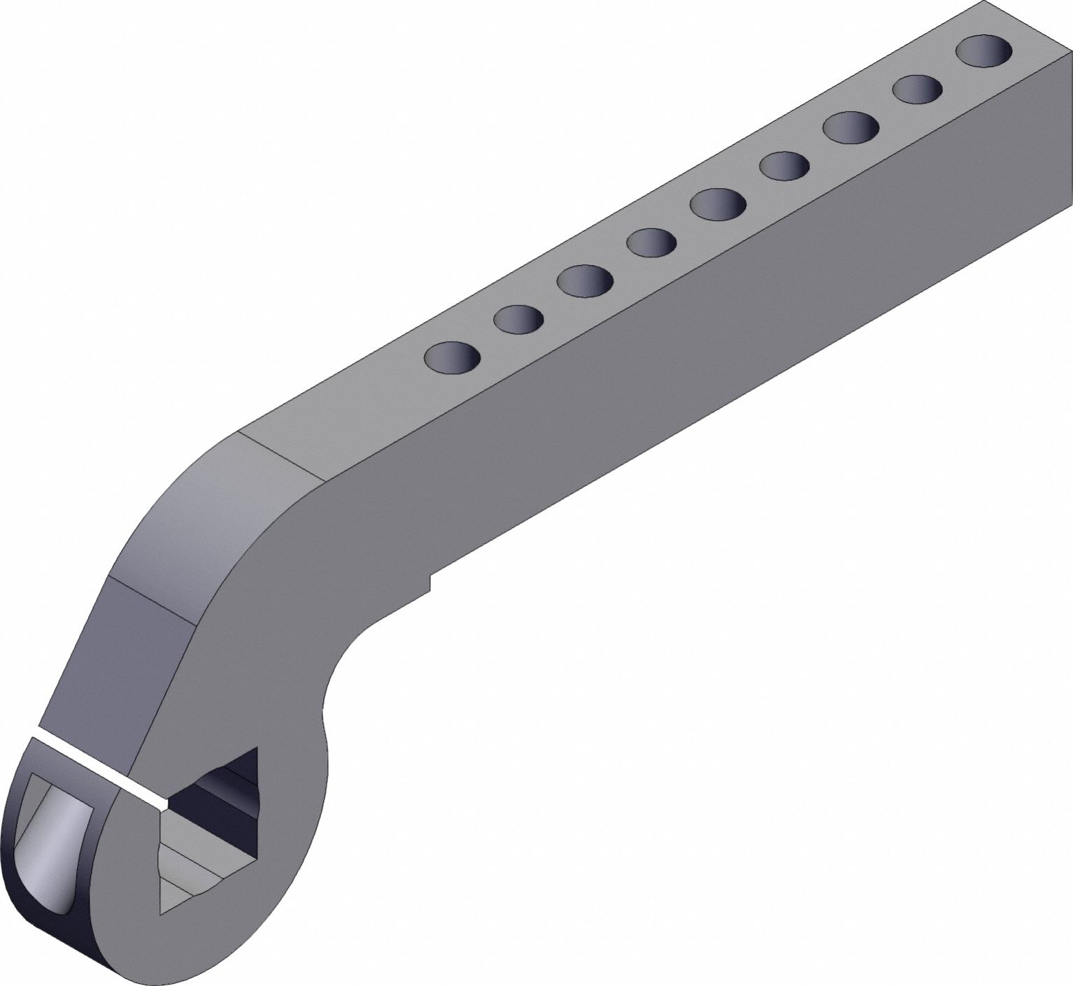 Pneumatic Cylinder Clamp Arm: Mfr Part # CKZ-63A527P-X6013, Fits 63 mm Bore Dia, CKZN
