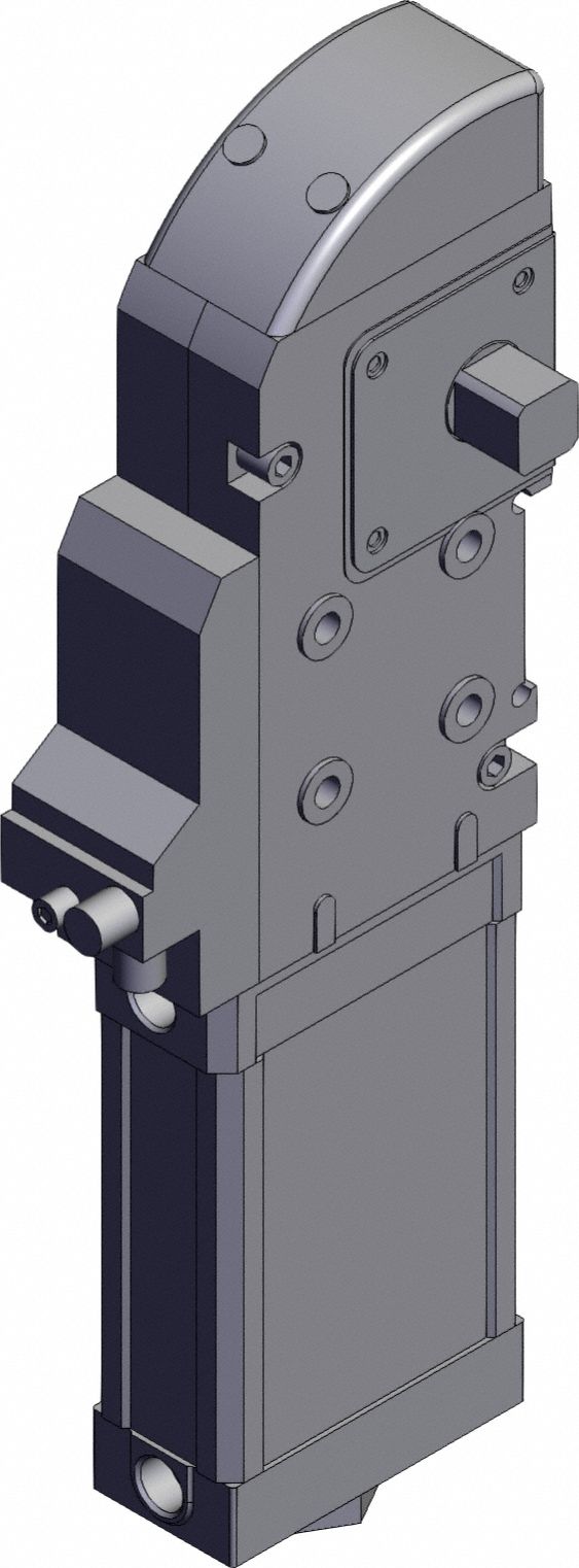 Power Clamp Cylinder: 50 mm Bore Dia, Steel, CKZ2N, G, P & F, Left Arm/Right Arm Arm